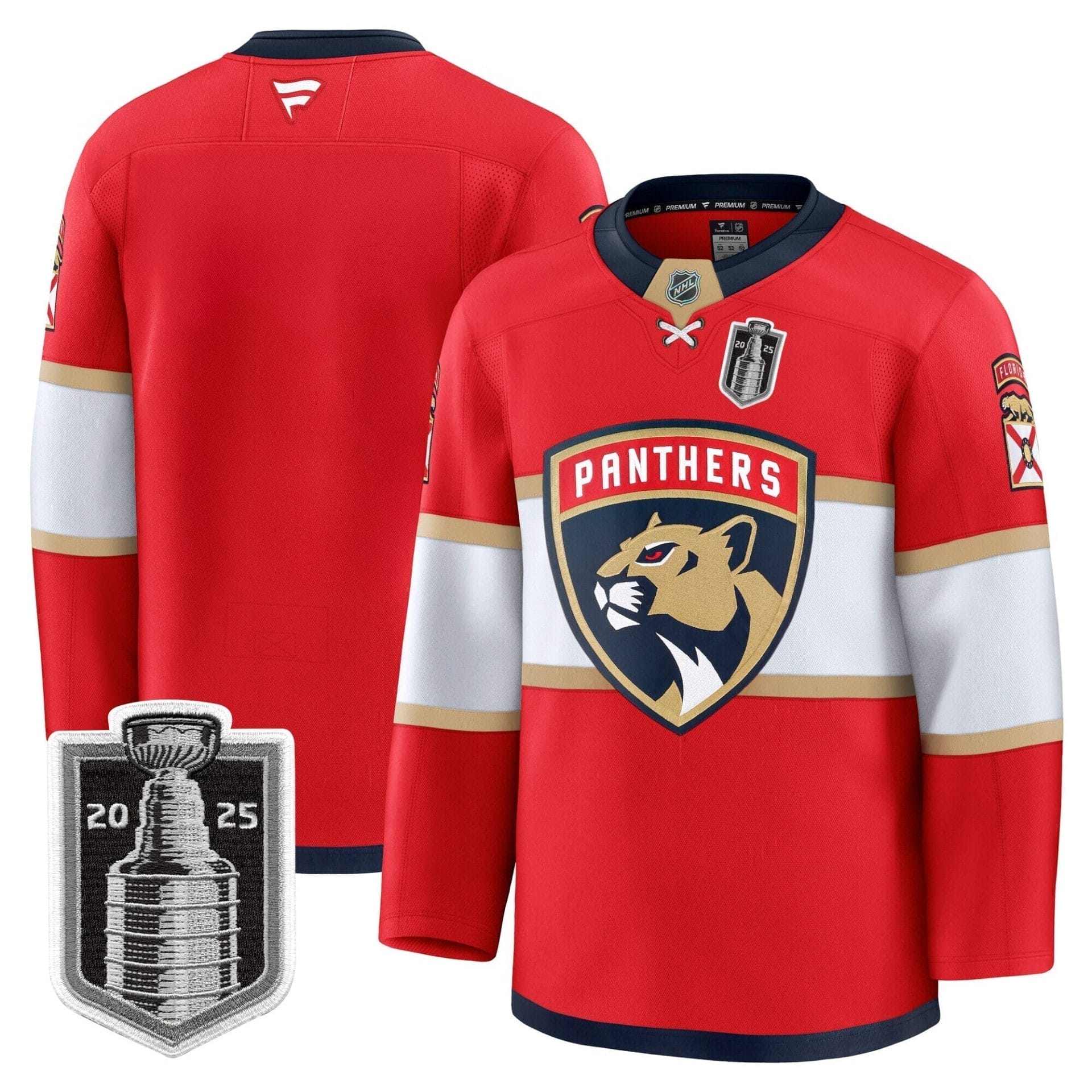 Men Florida Panthers 2025 Stanley Cup Final Premium Jersey - All Stitched - Image 8