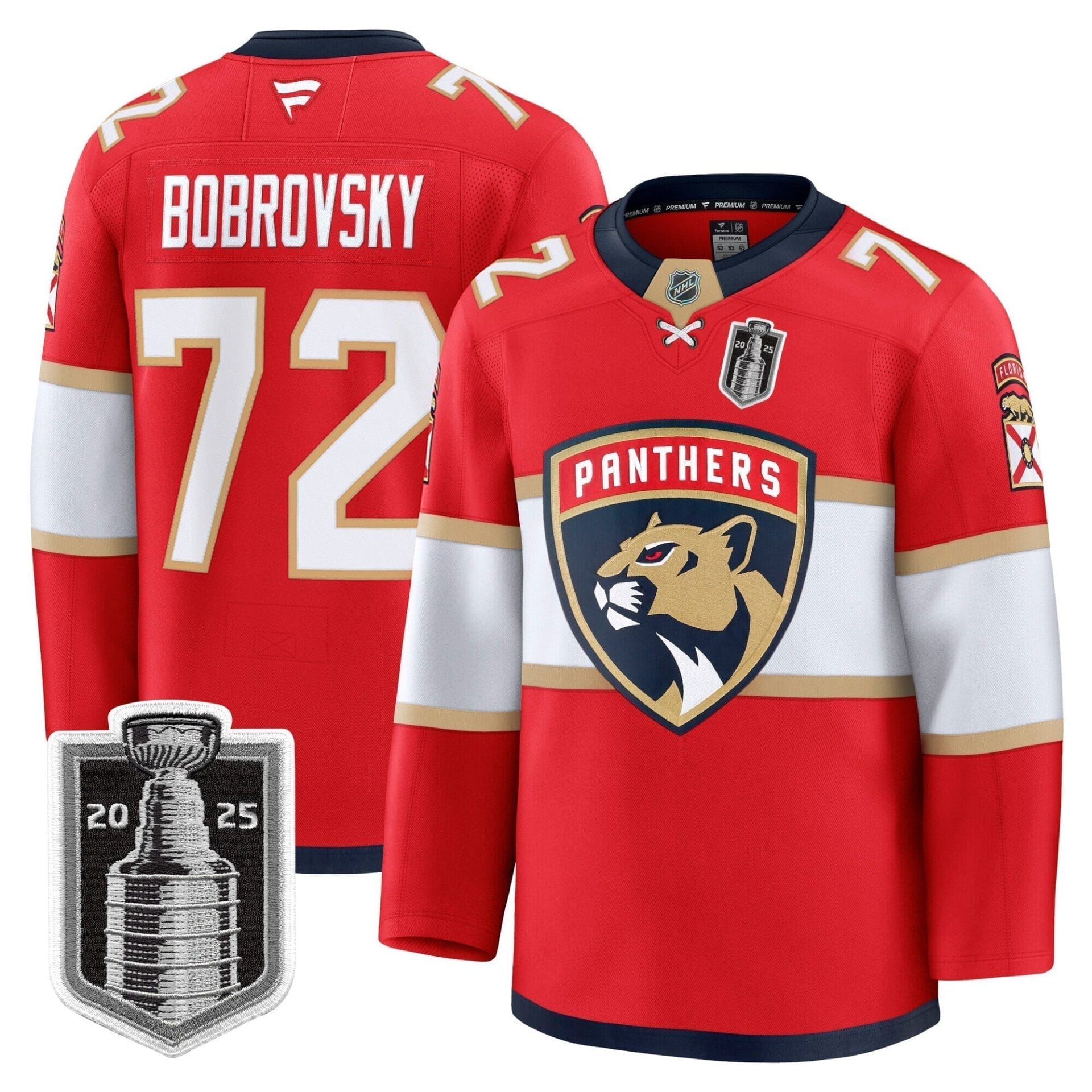 Men Florida Panthers 2025 Stanley Cup Final Premium Jersey - All Stitched - Image 4