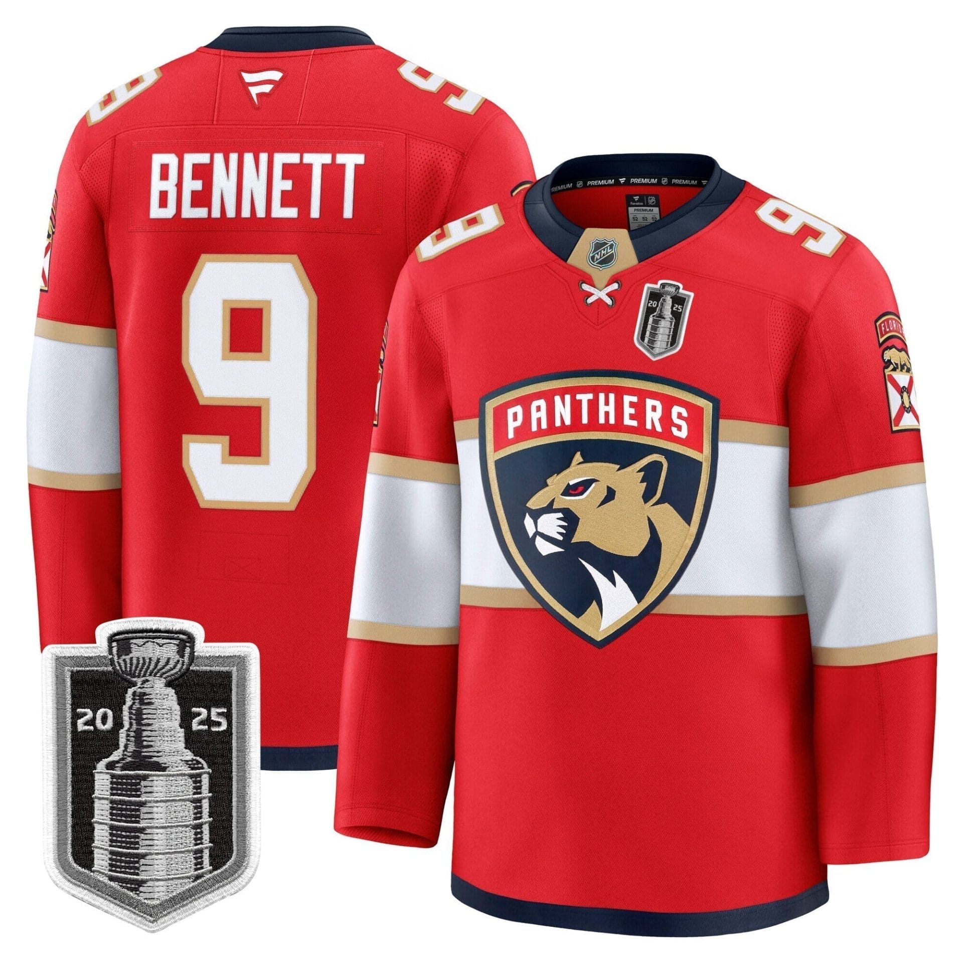 Men Florida Panthers 2025 Stanley Cup Final Premium Jersey - All Stitched - Image 6