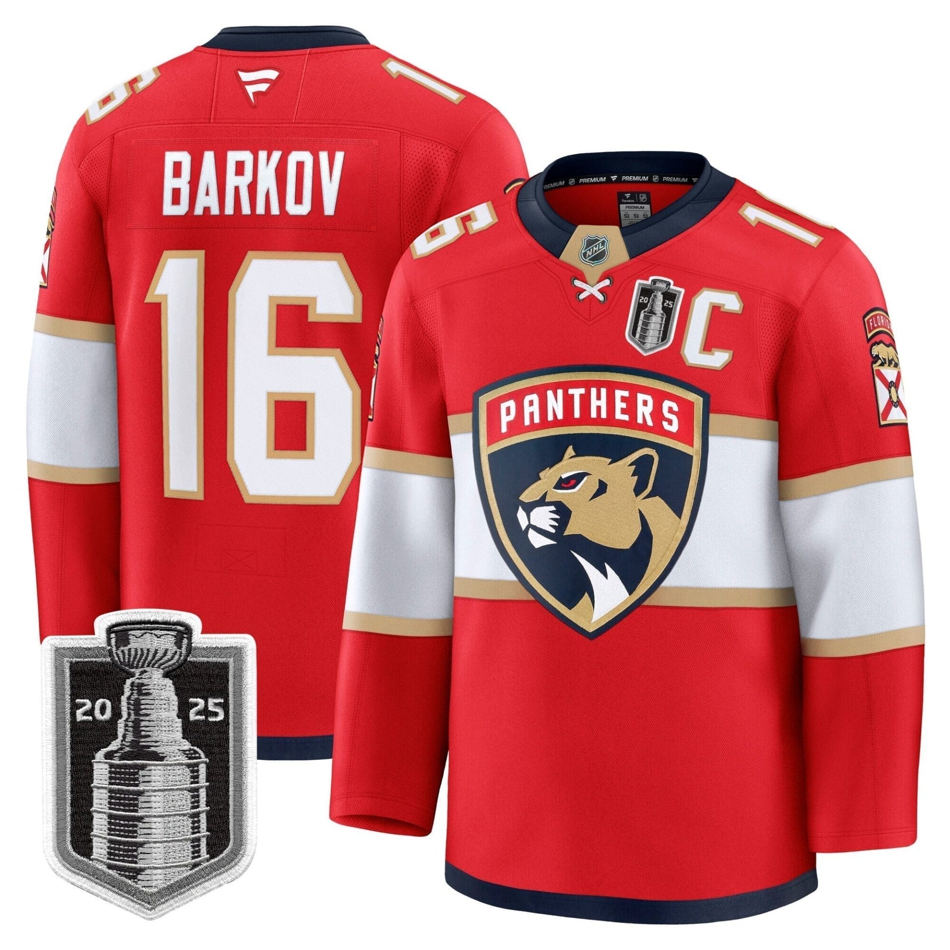Men Florida Panthers 2025 Stanley Cup Final Premium Jersey - All Stitched - Image 3
