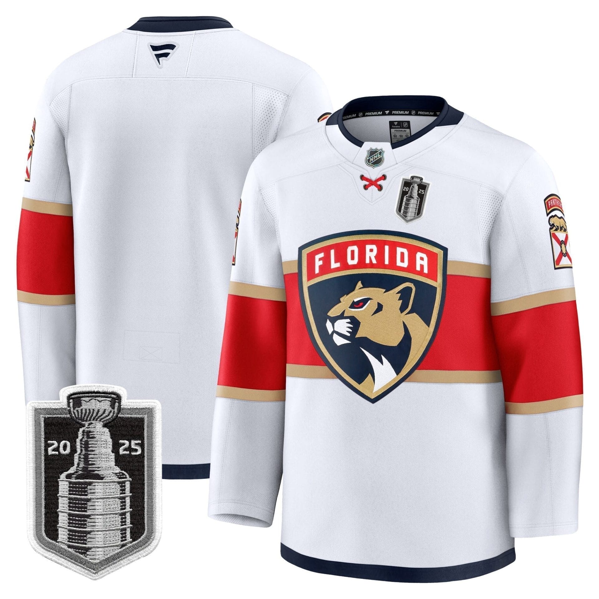 Men Florida Panthers 2025 Stanley Cup Final Premium Jersey - All Stitched - Image 24