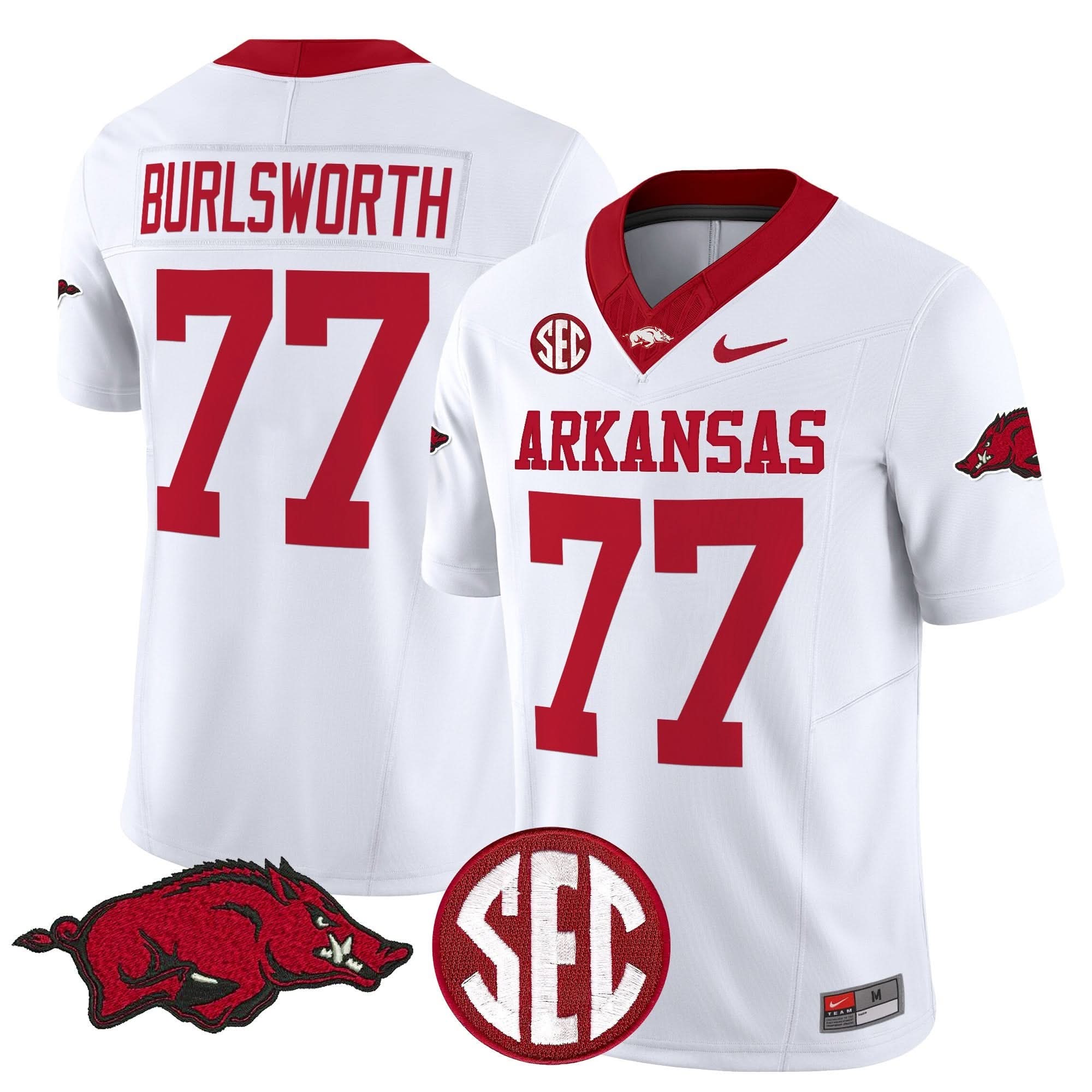 Arkansas Razorbacks Vapor Limited Jersey - All Stitched - Image 14