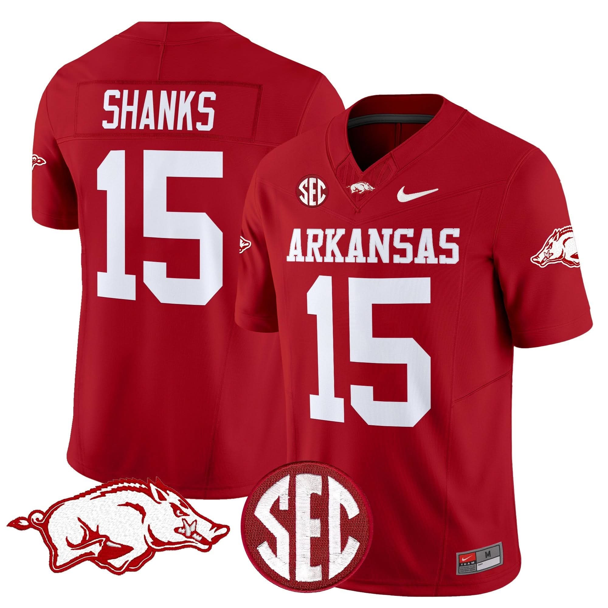 Arkansas Razorbacks Vapor Limited Jersey - All Stitched - Image 12