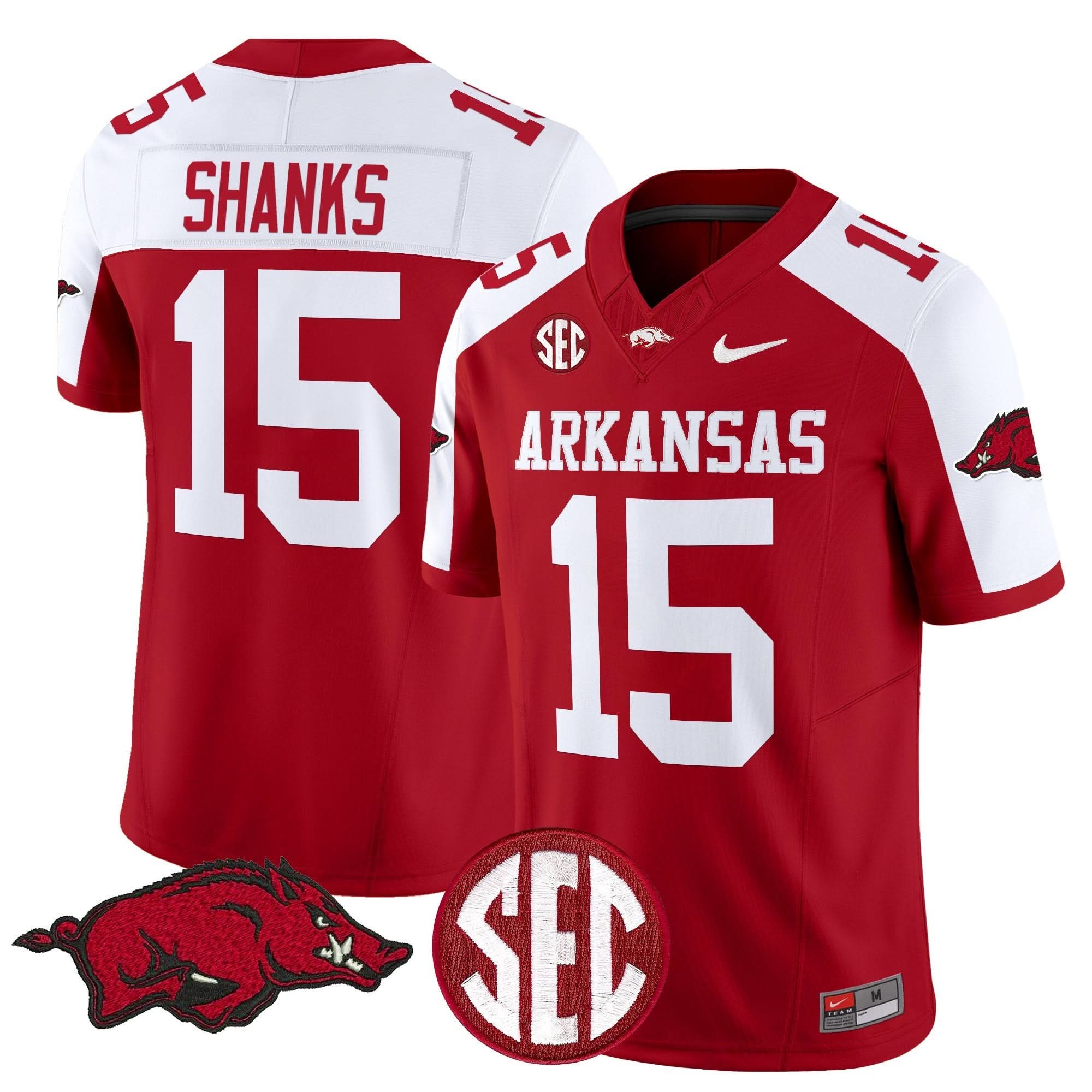 Arkansas Razorbacks Vapor Limited Jersey - All Stitched - Image 16