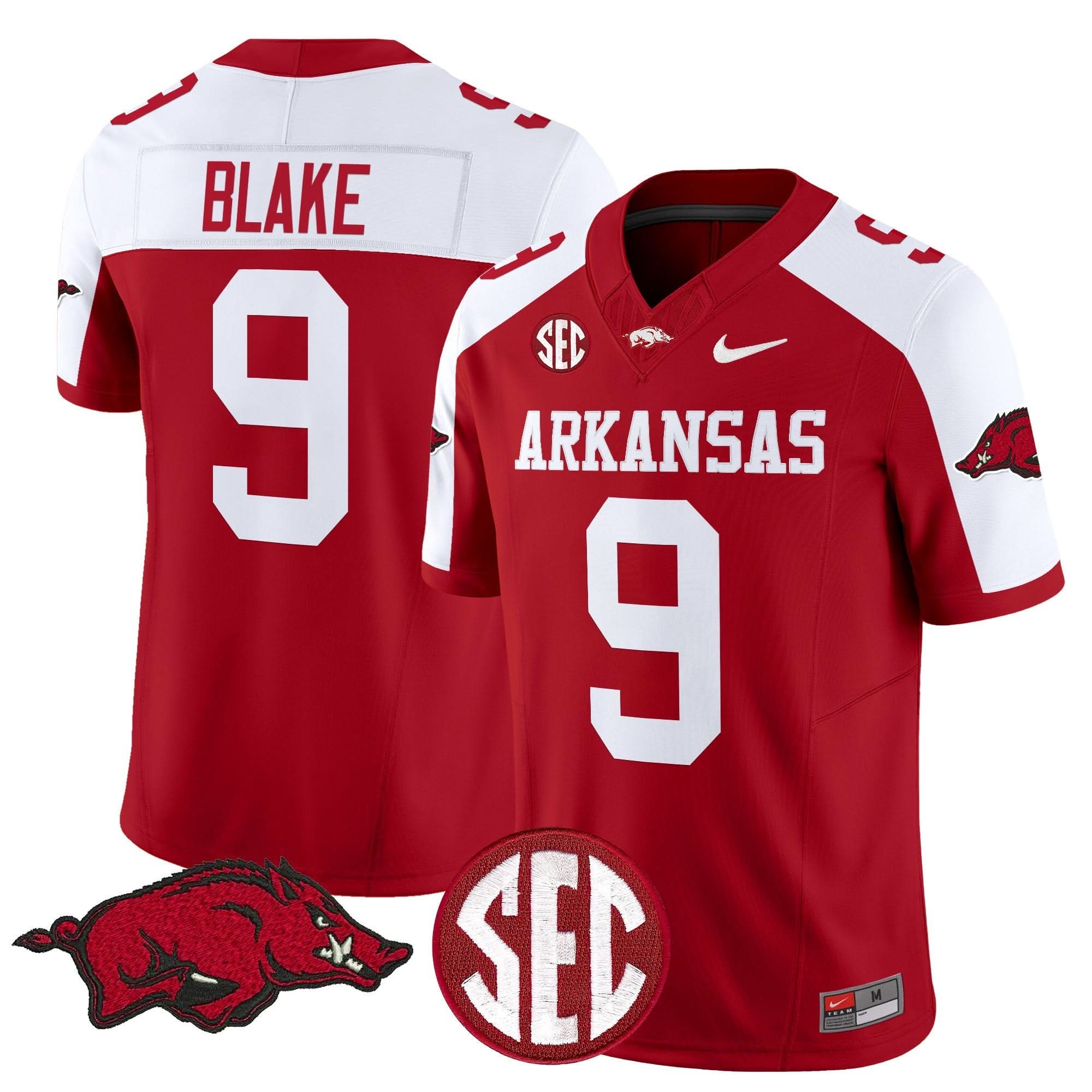 Arkansas Razorbacks Vapor Limited Jersey - All Stitched - Image 4