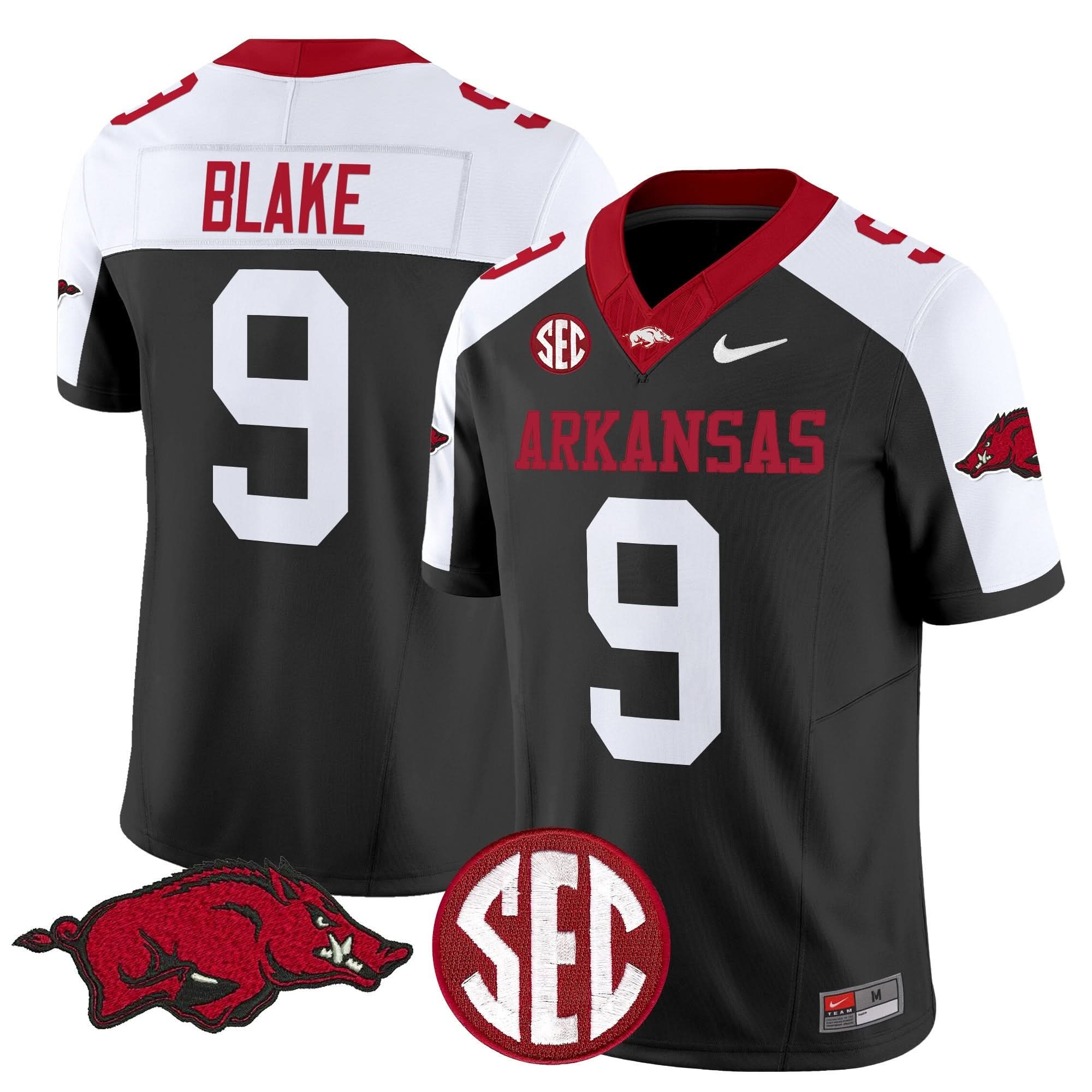Arkansas Razorbacks Vapor Limited Jersey - All Stitched - Image 8