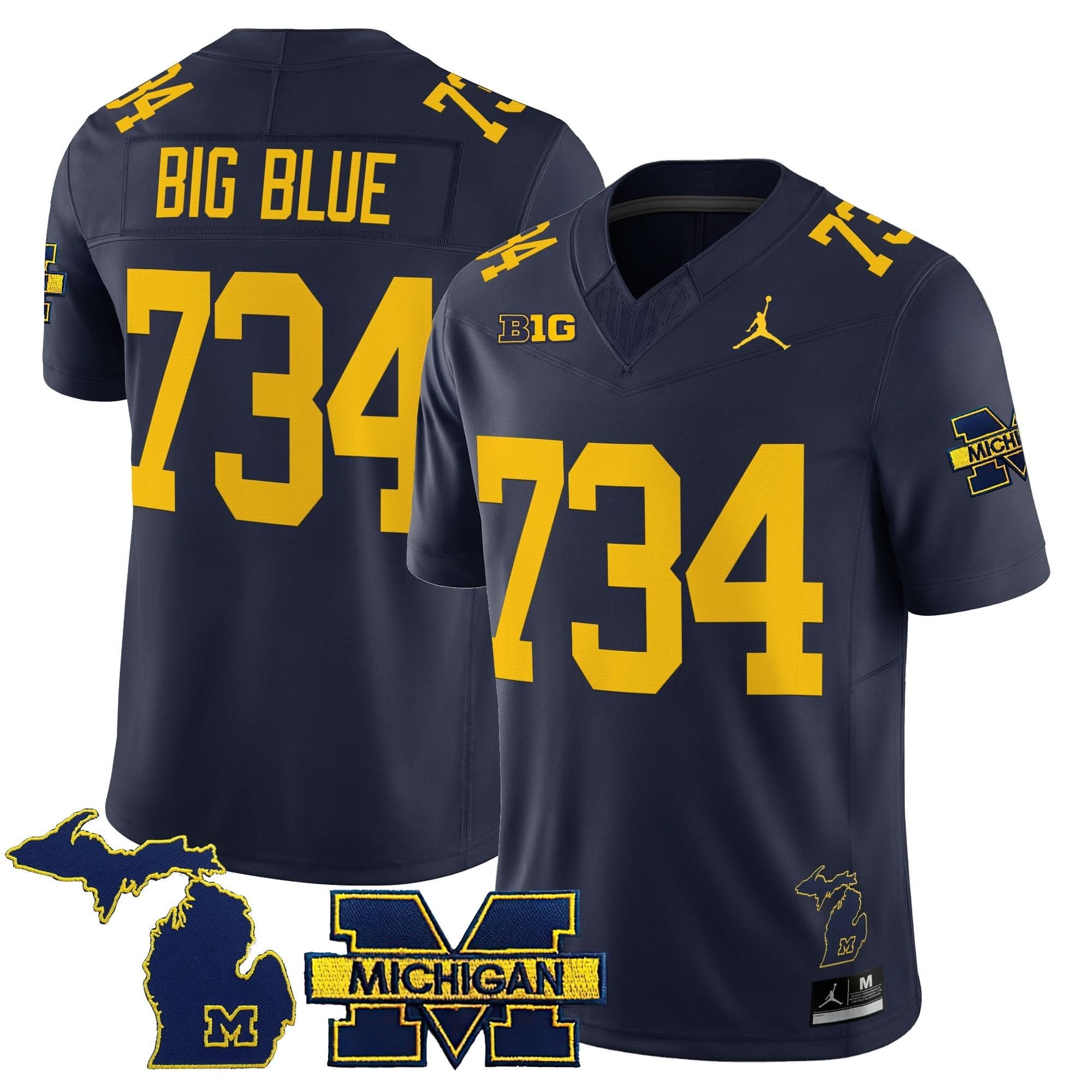 Michigan Wolverines 2025 Vapor Limited Jersey - All Stitched - Image 10