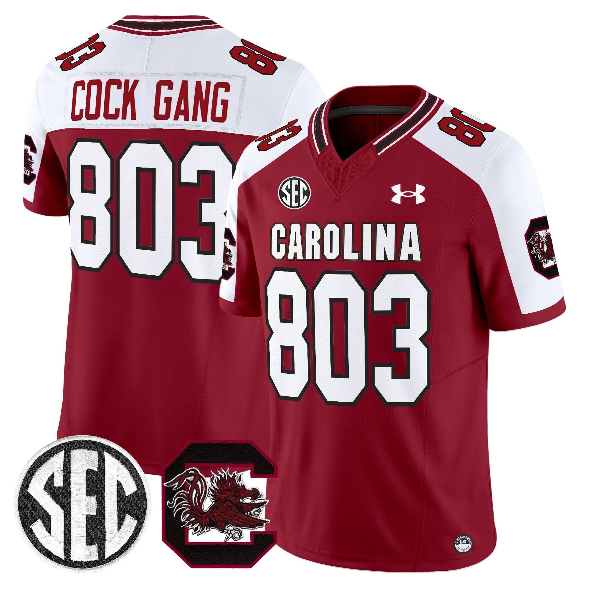 South Carolina Gamecocks 2025 Vapor Limited Jersey - All Stitched - Image 3