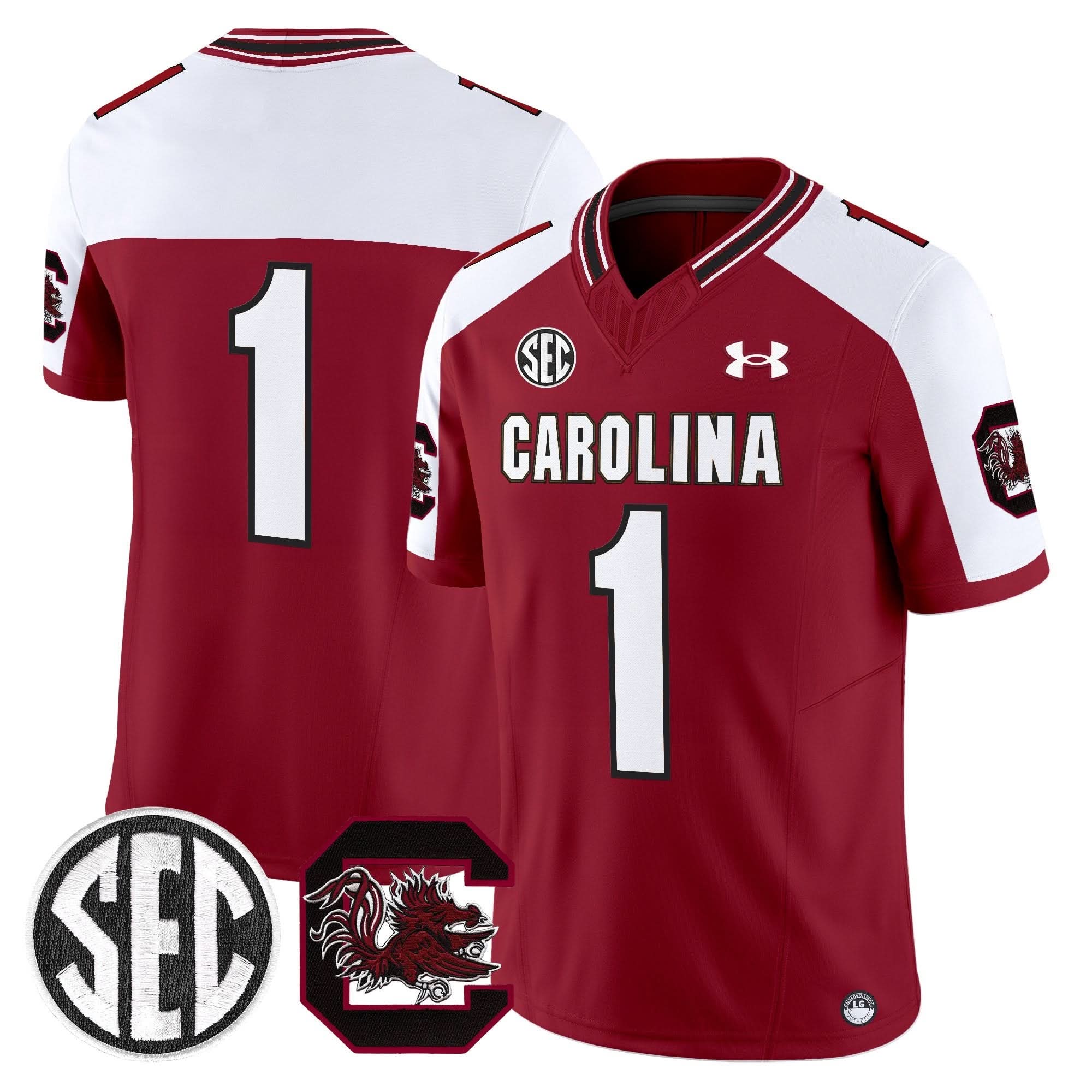 South Carolina Gamecocks 2025 Vapor Limited Jersey - All Stitched - Image 11