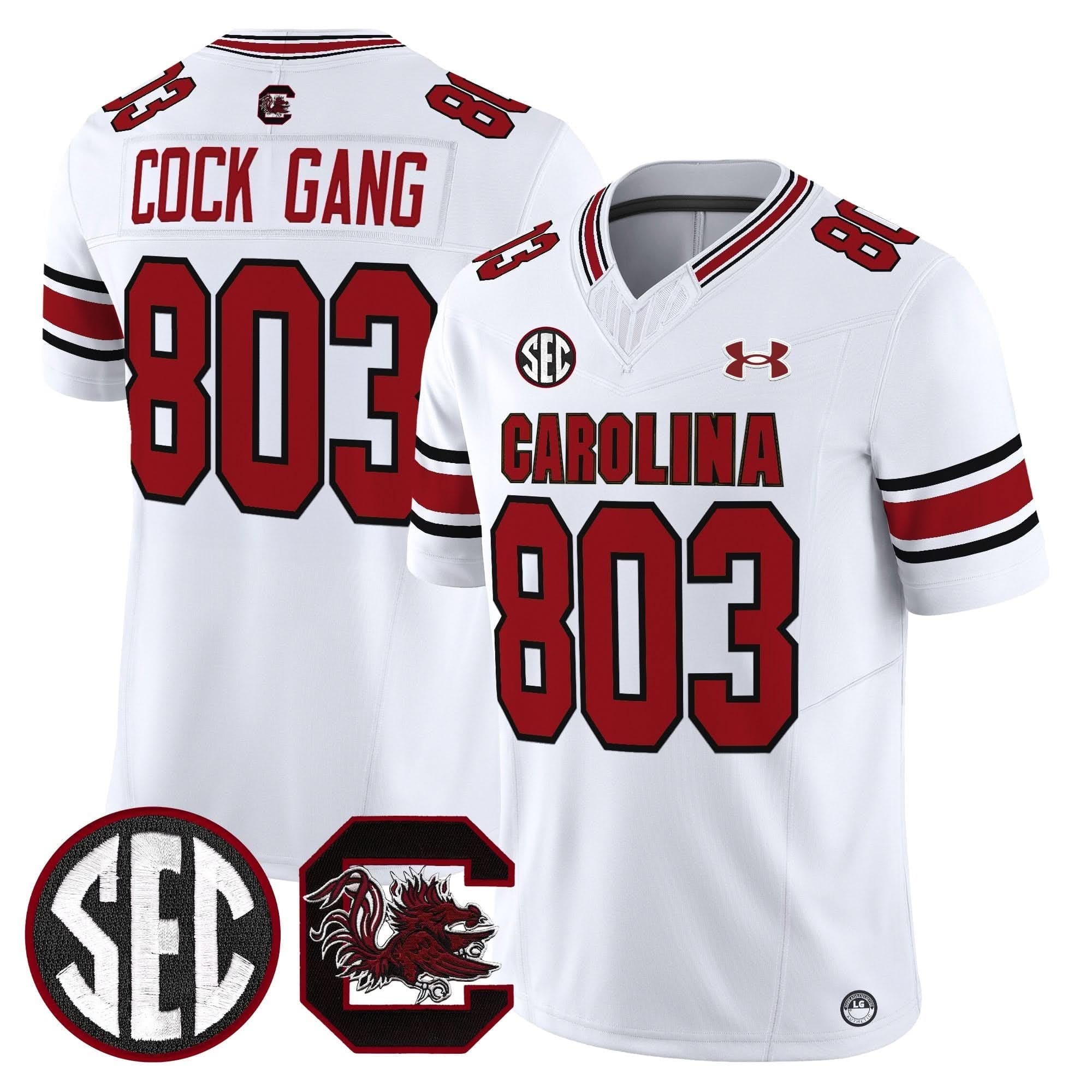 South Carolina Gamecocks 2025 Vapor Limited Jersey - All Stitched - Image 12