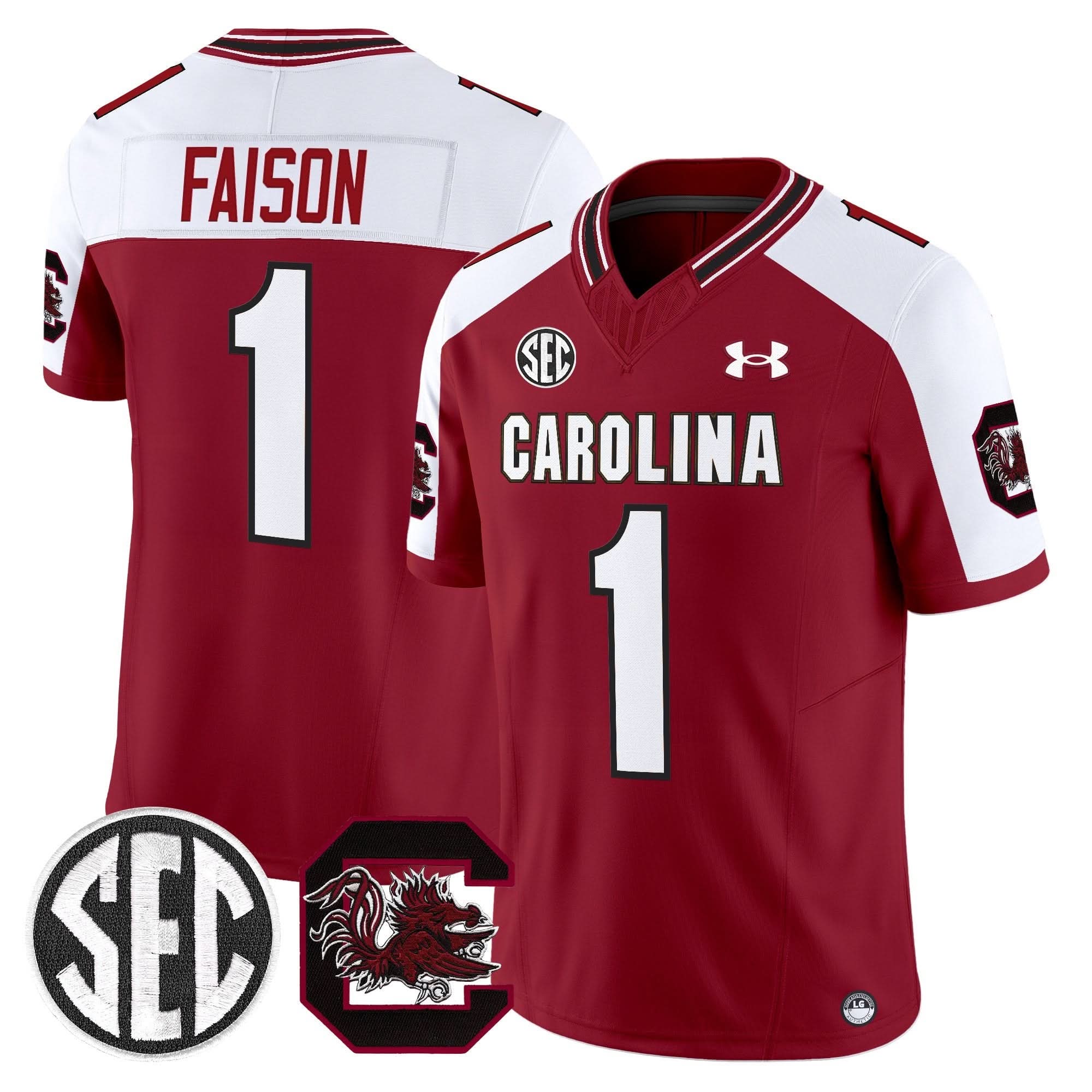 South Carolina Gamecocks 2025 Vapor Limited Jersey - All Stitched - Image 9