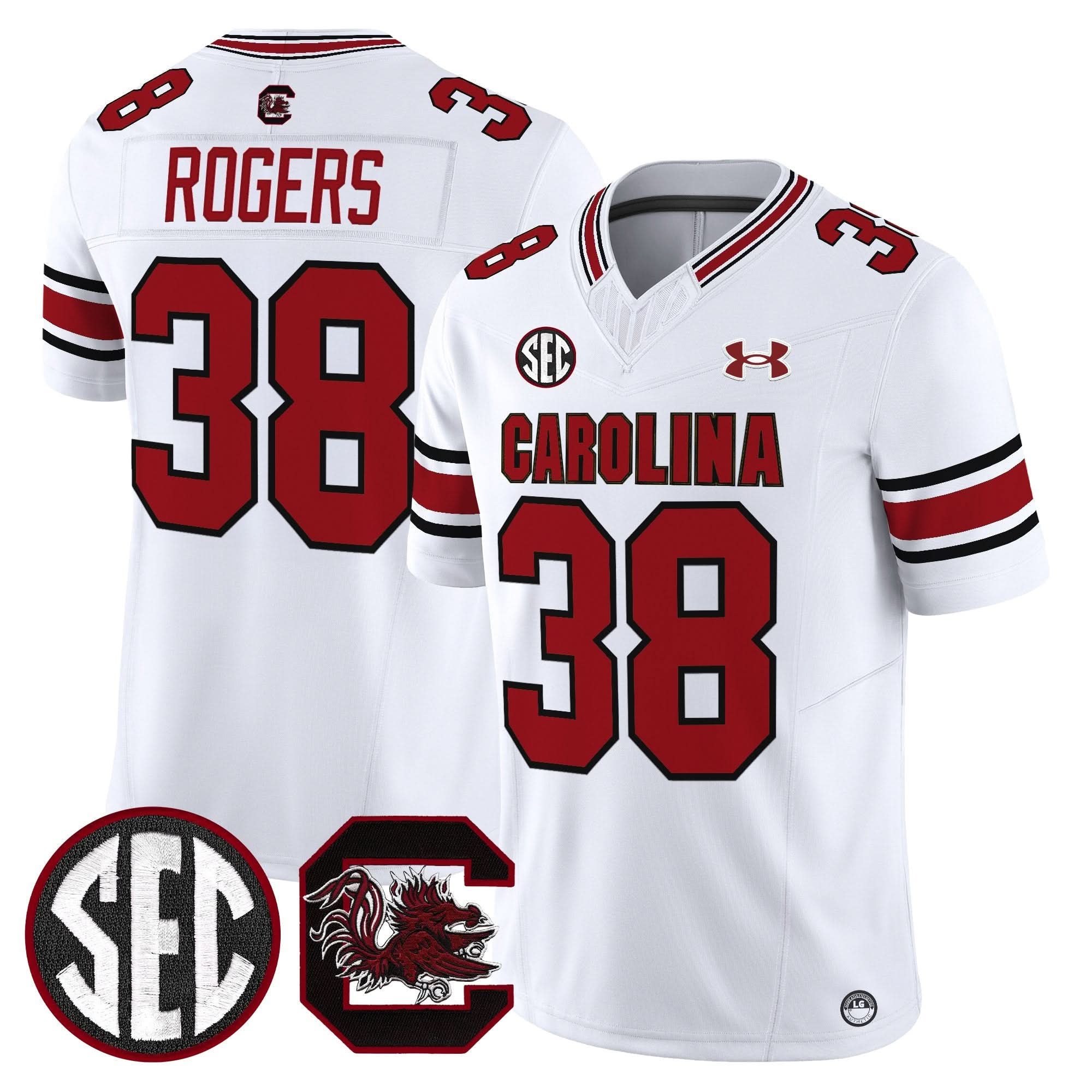 South Carolina Gamecocks 2025 Vapor Limited Jersey - All Stitched - Image 23