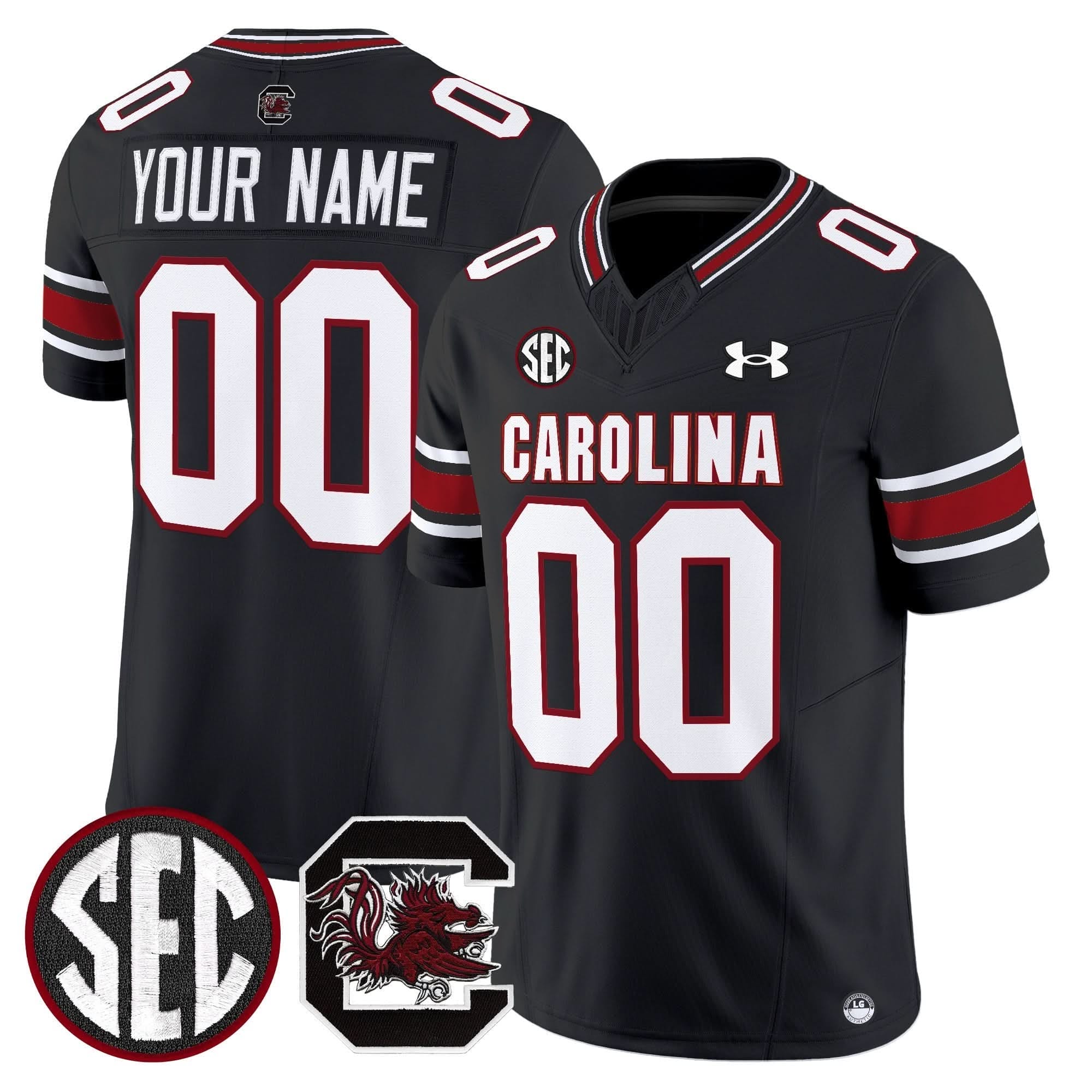 Custom South Carolina Gamecocks Jersey 2025 Vapor Limited - All Stitched - Image 2