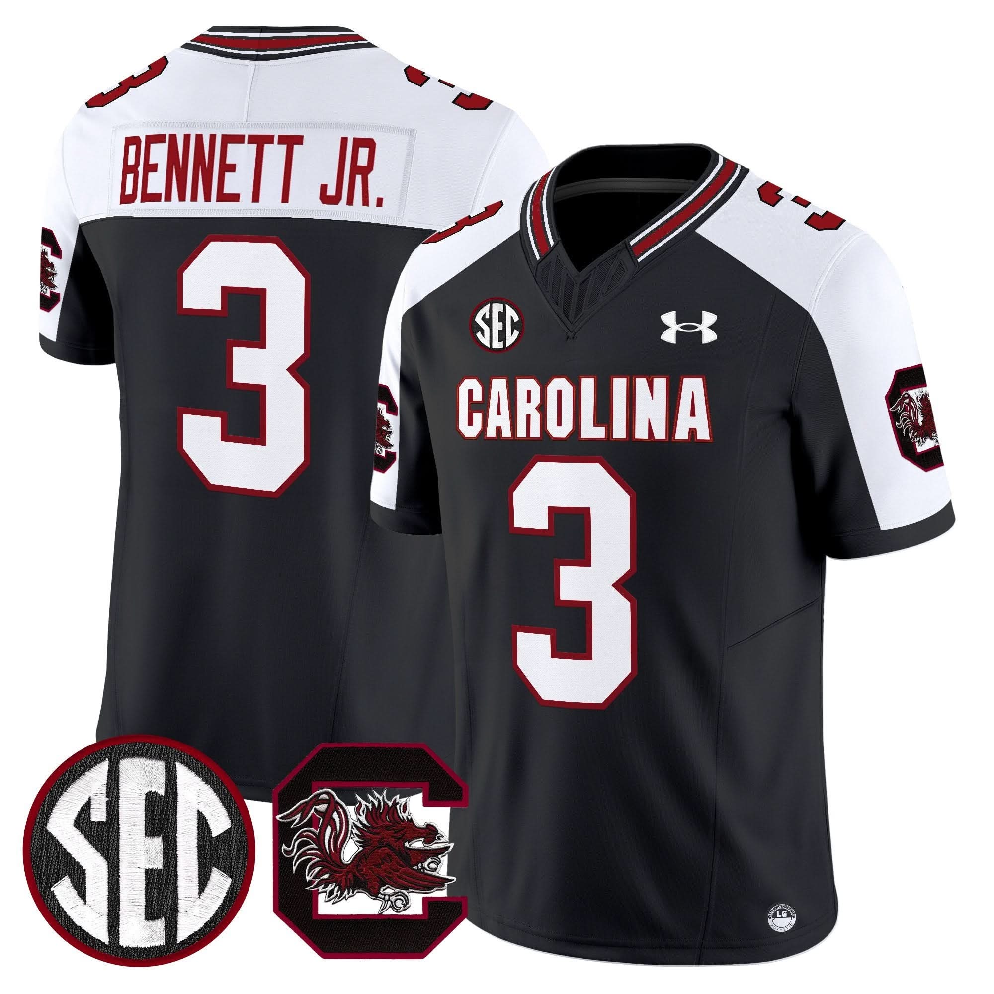 South Carolina Gamecocks 2025 Vapor Limited Jersey - All Stitched - Image 17