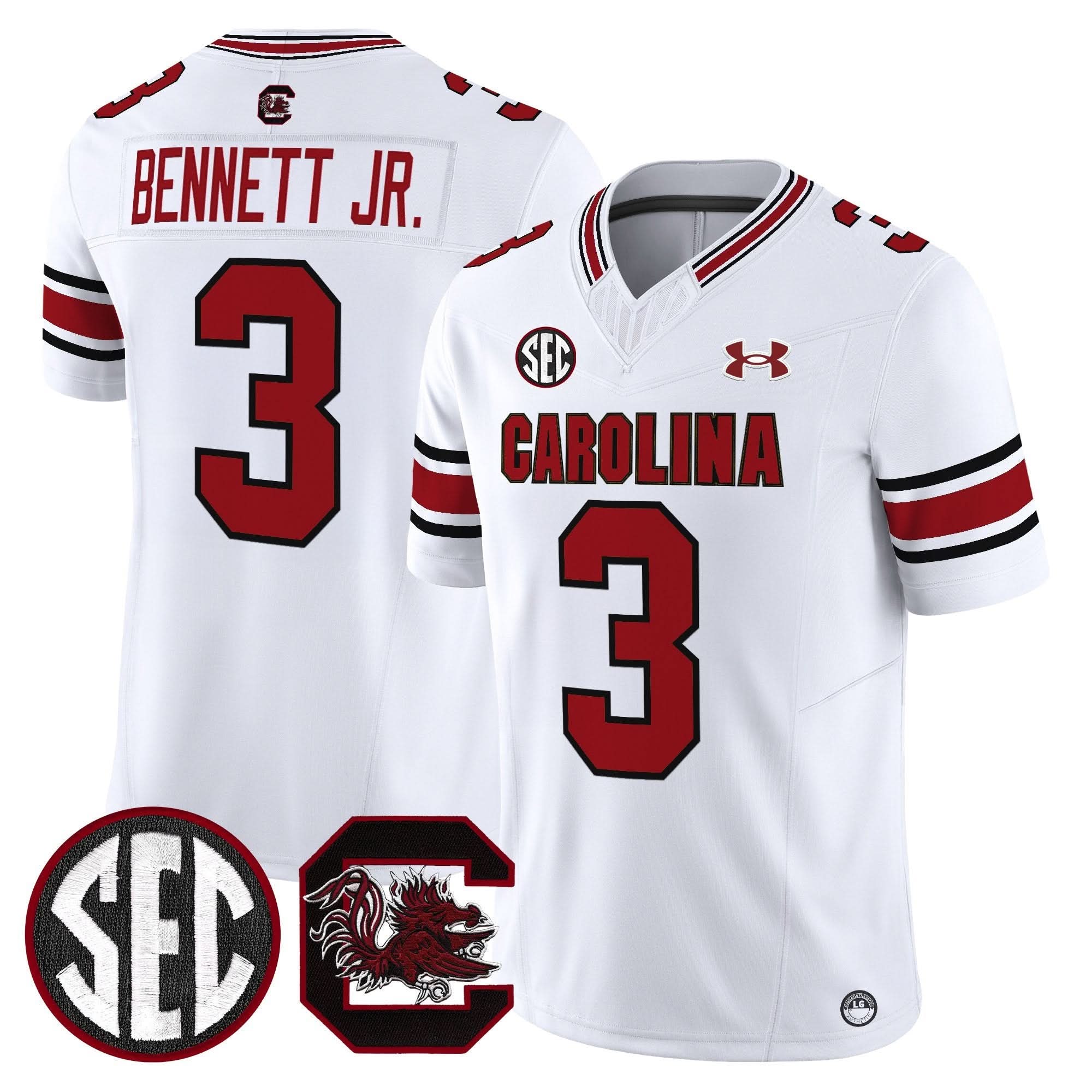 South Carolina Gamecocks 2025 Vapor Limited Jersey - All Stitched - Image 36
