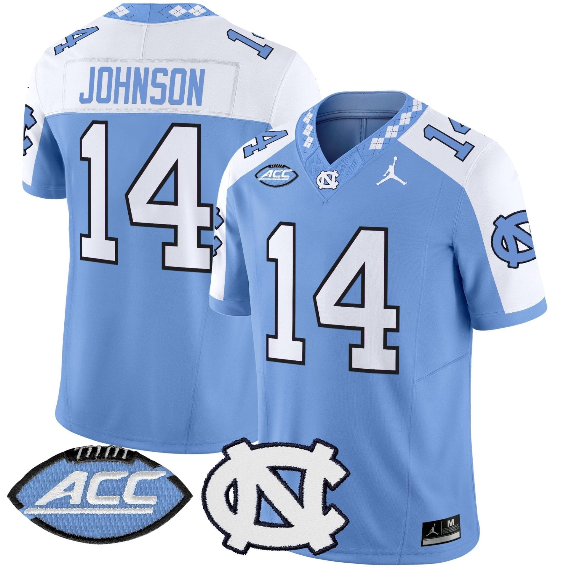 North Carolina Tar Heels 2025 Vapor Limited Jersey - All Stitched - Image 21