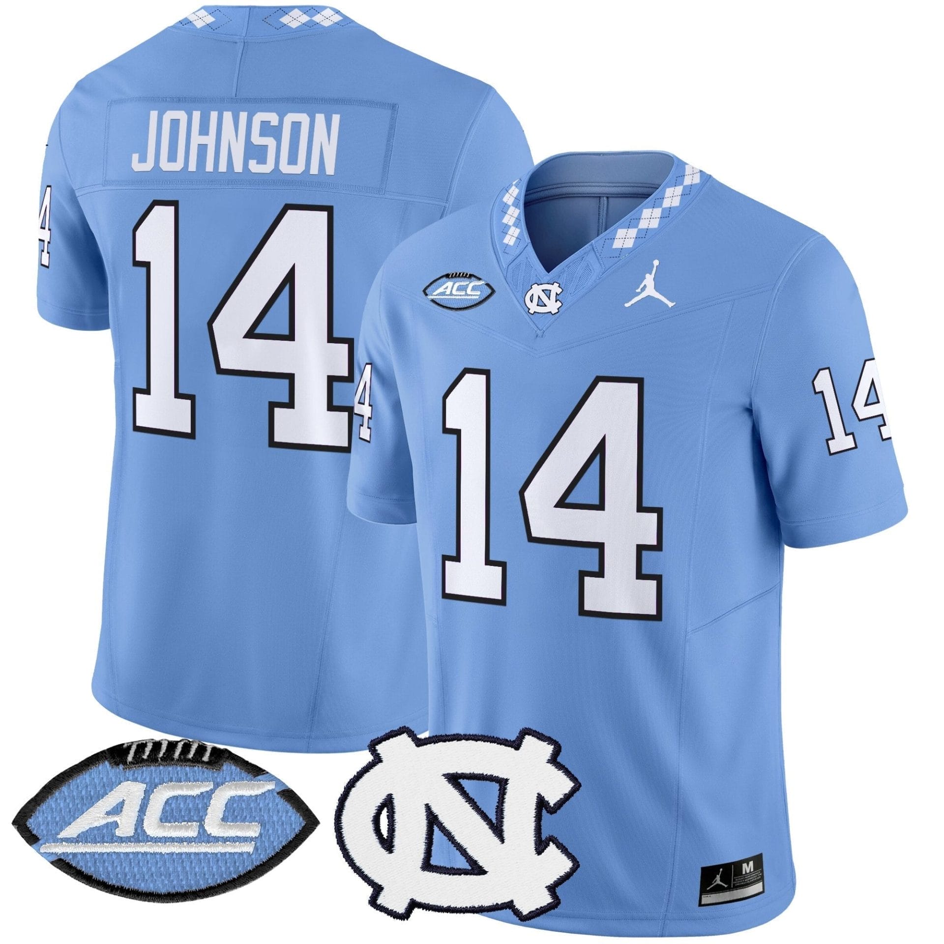 North Carolina Tar Heels 2025 Vapor Limited Jersey - All Stitched - Image 43