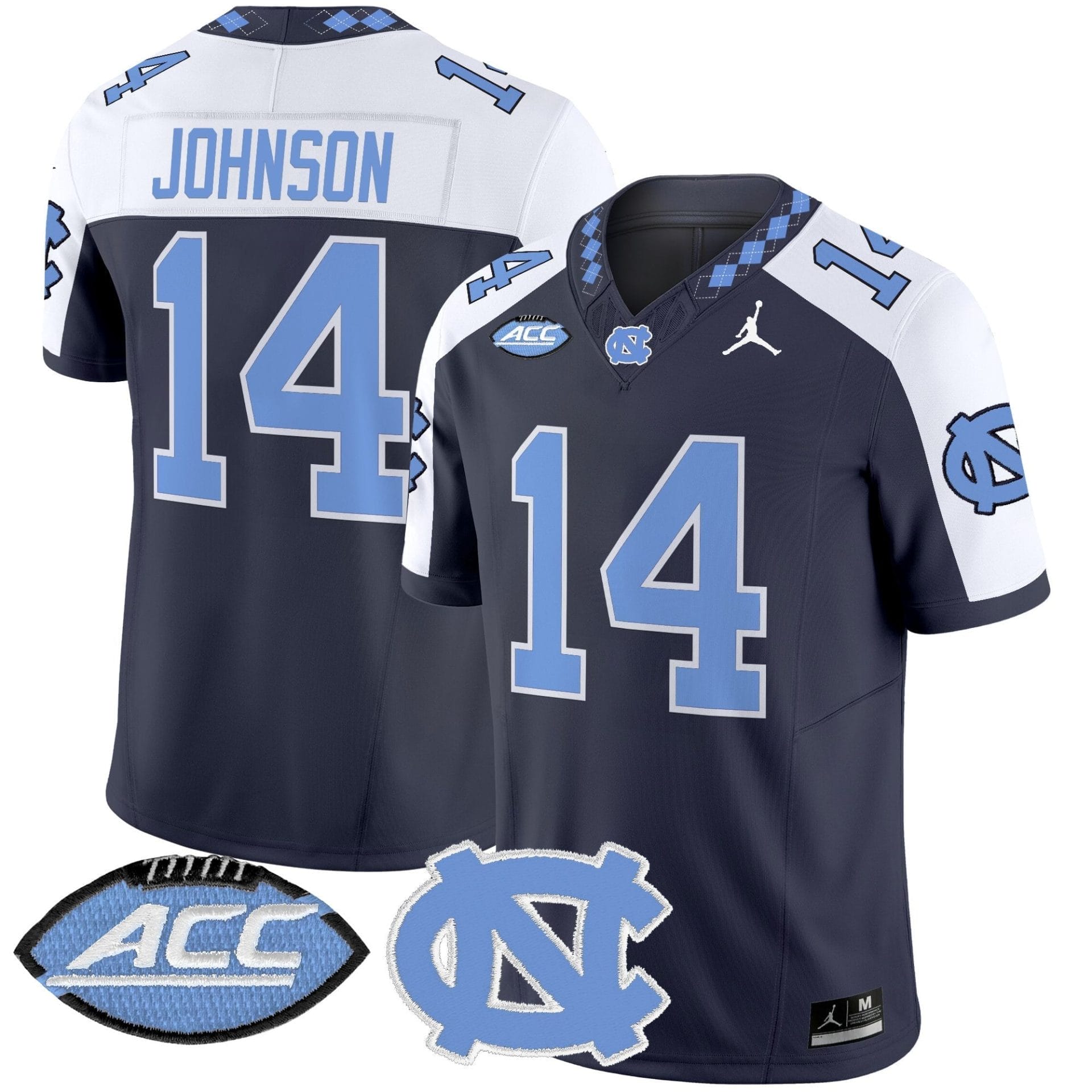 North Carolina Tar Heels 2025 Vapor Limited Jersey - All Stitched - Image 36