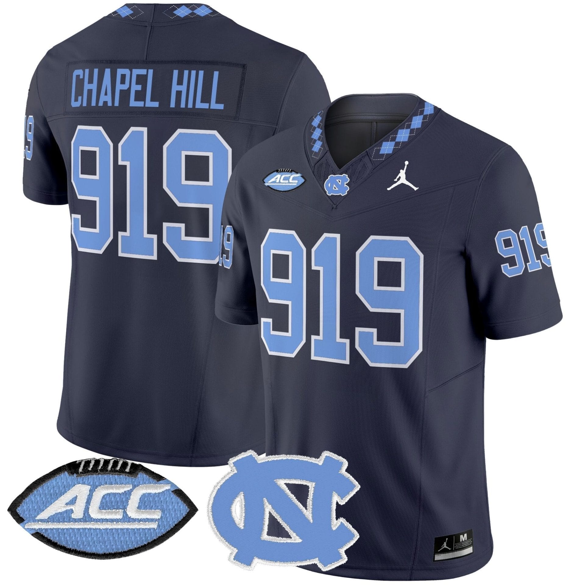 North Carolina Tar Heels 2025 Vapor Limited Jersey - All Stitched - Image 7