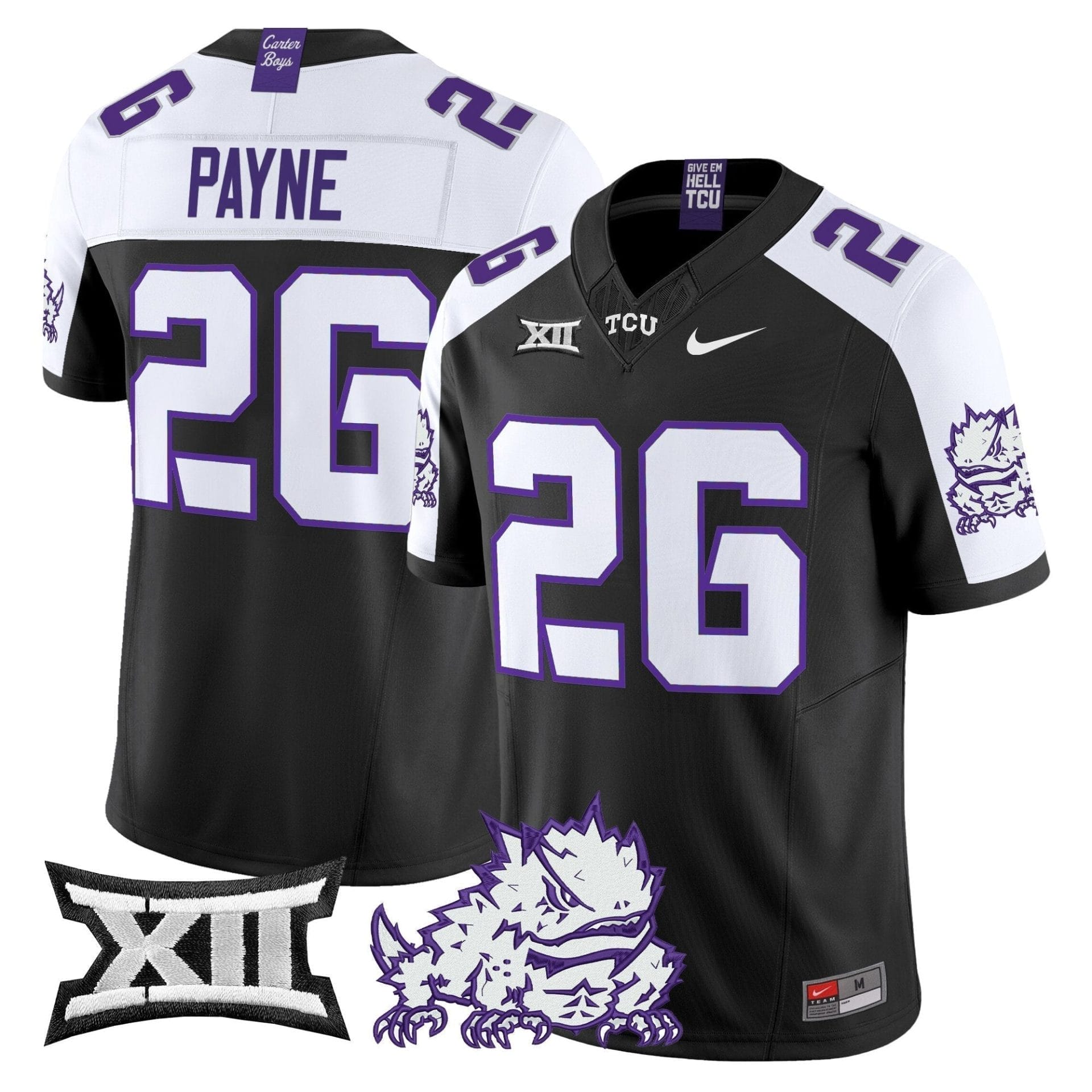 TCU Horned Frogs 2025 Vapor Limited Jersey - All stitched - Image 34