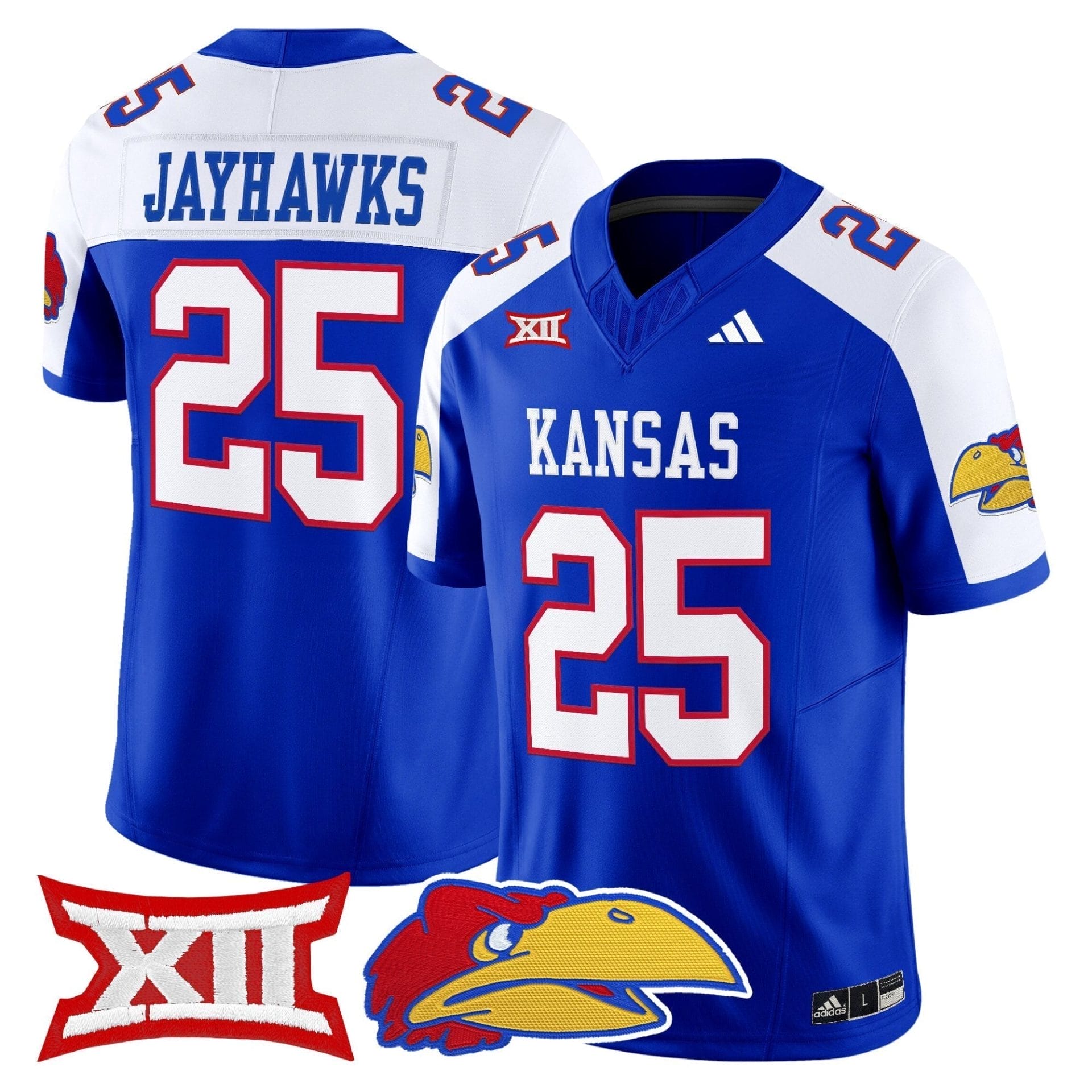 Kansas Jayhawks 2025 Vapor Limited Jersey - All Stitched - Image 22