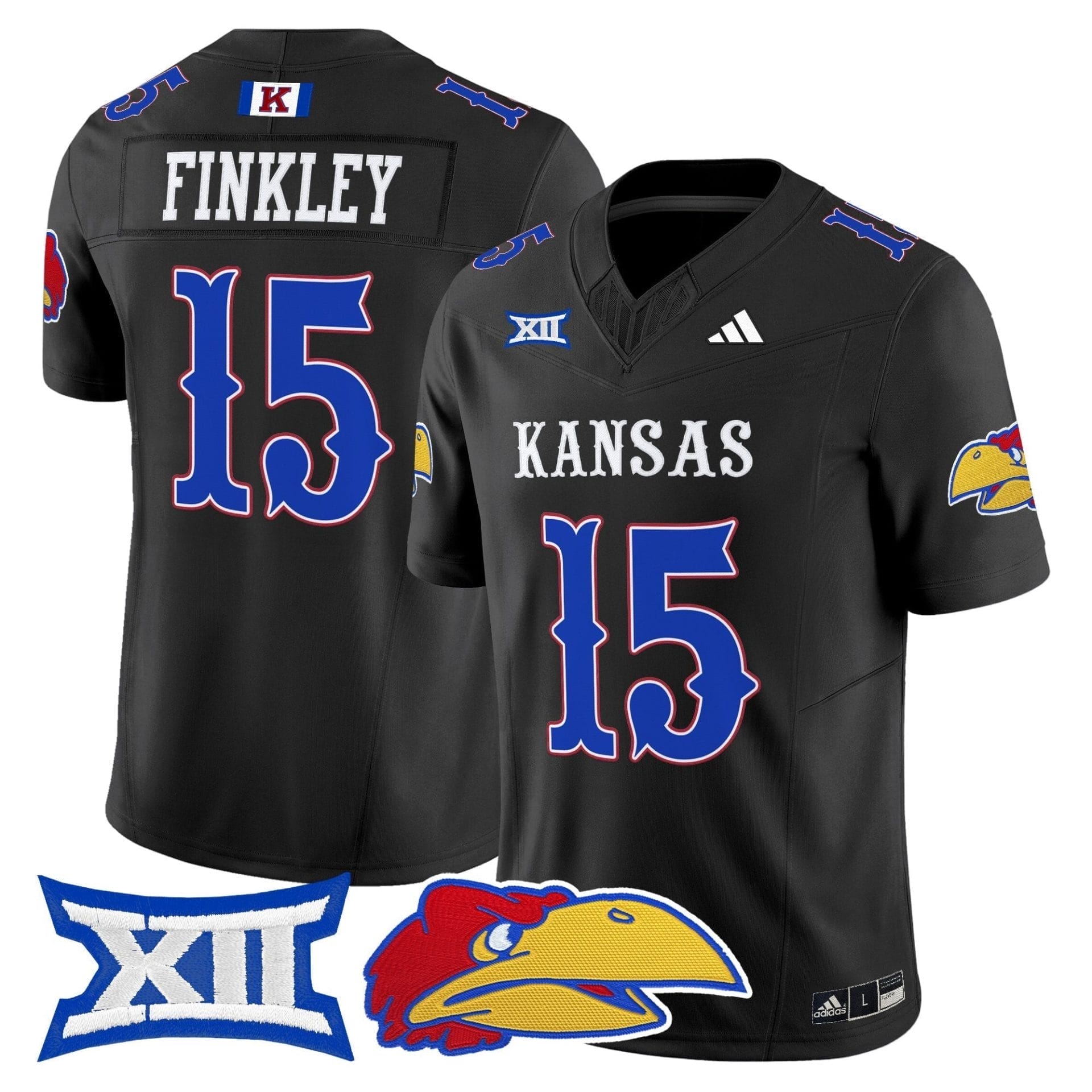 Kansas Jayhawks 2025 Vapor Limited Jersey - All Stitched - Image 40