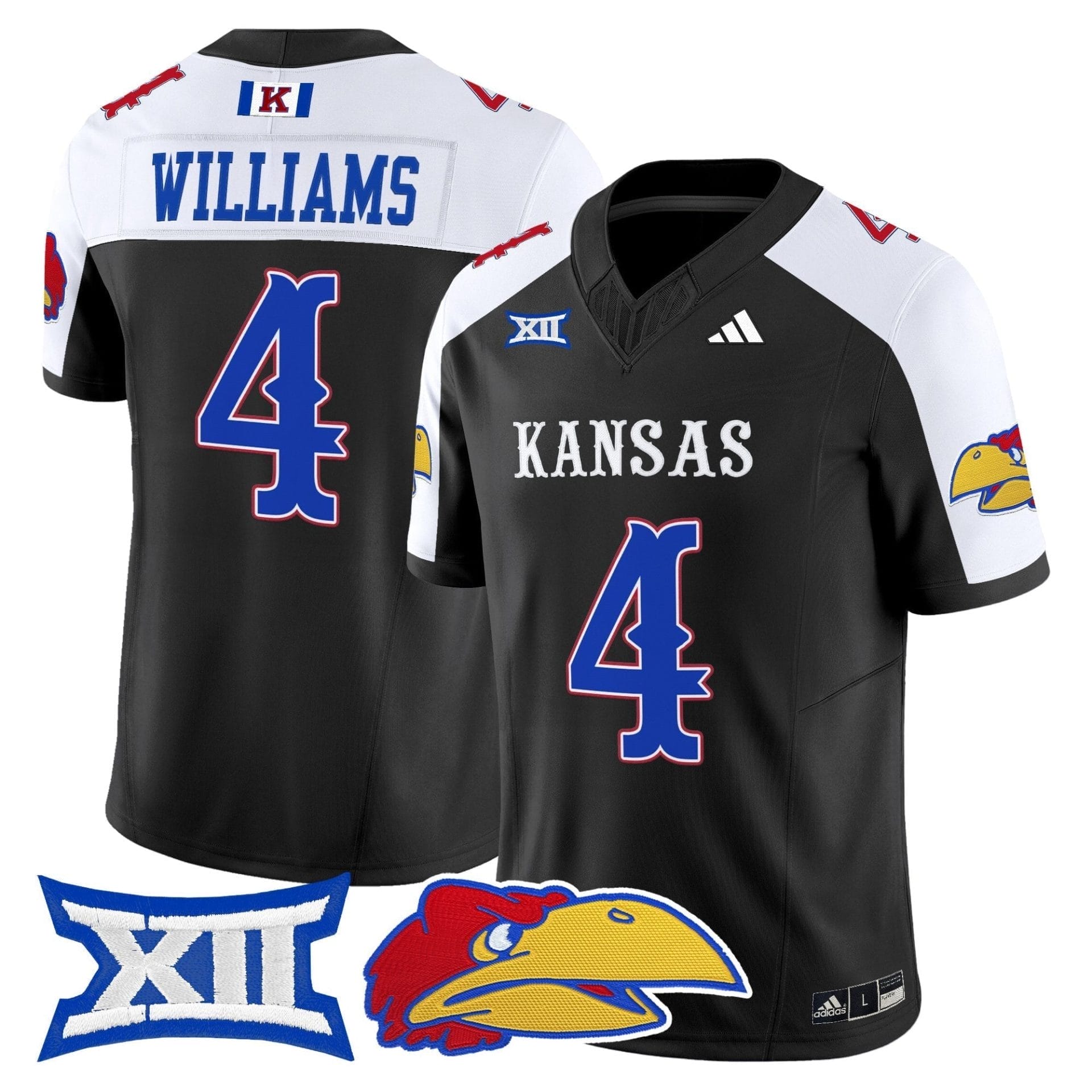 Kansas Jayhawks 2025 Vapor Limited Jersey - All Stitched - Image 27