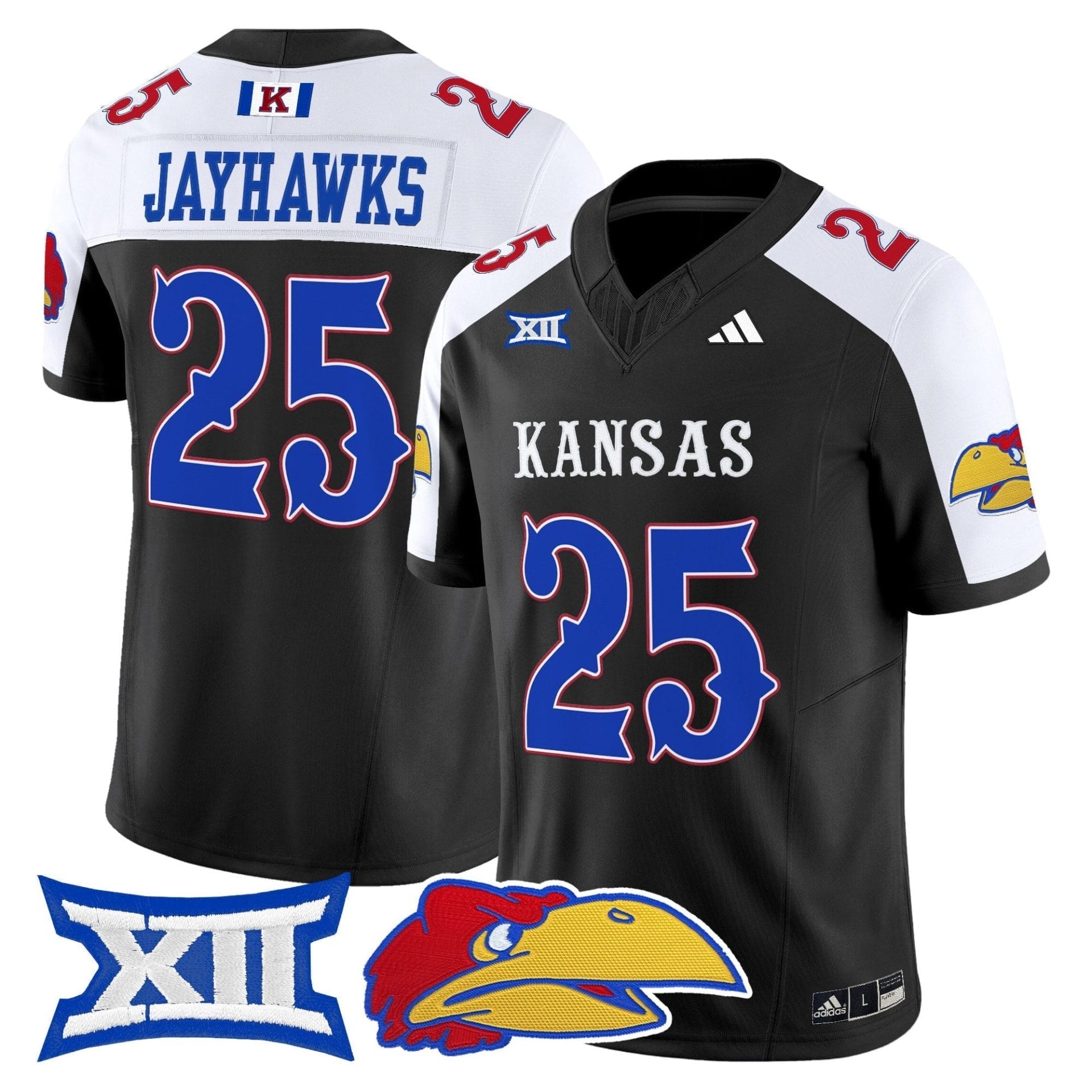 Kansas Jayhawks 2025 Vapor Limited Jersey - All Stitched - Image 32