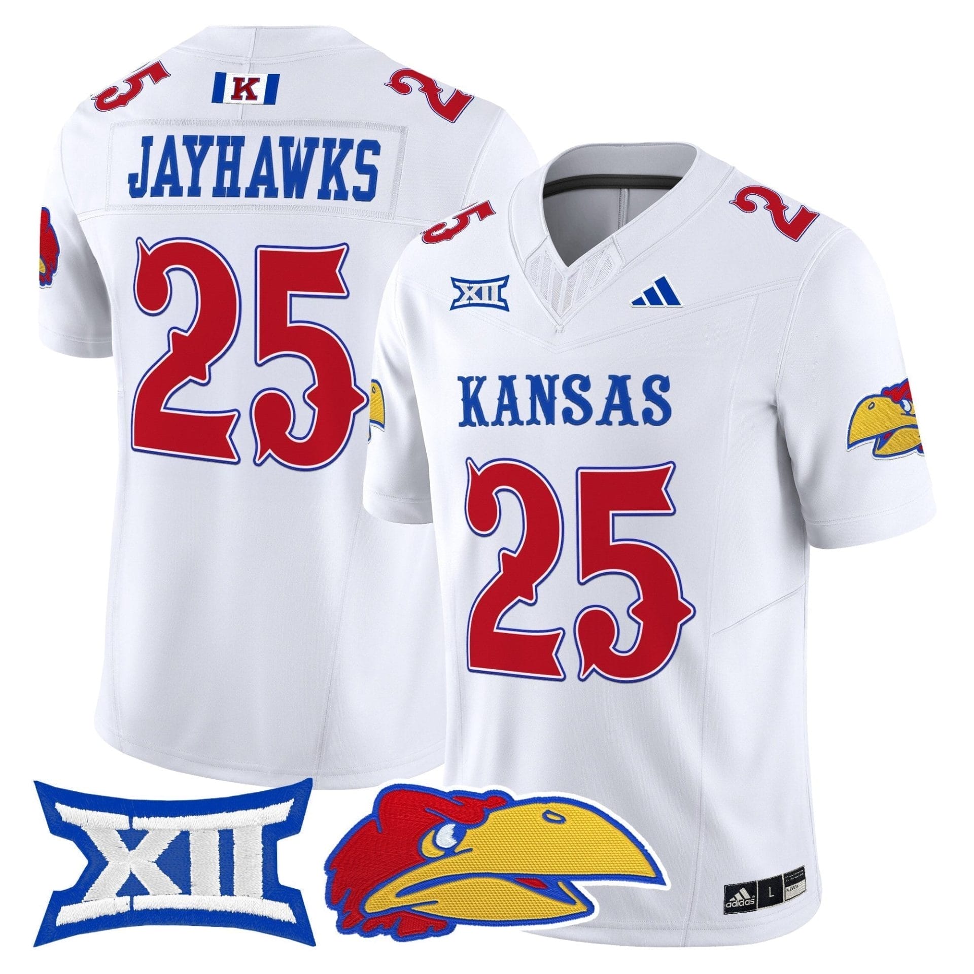 Kansas Jayhawks 2025 Vapor Limited Jersey - All Stitched - Image 37