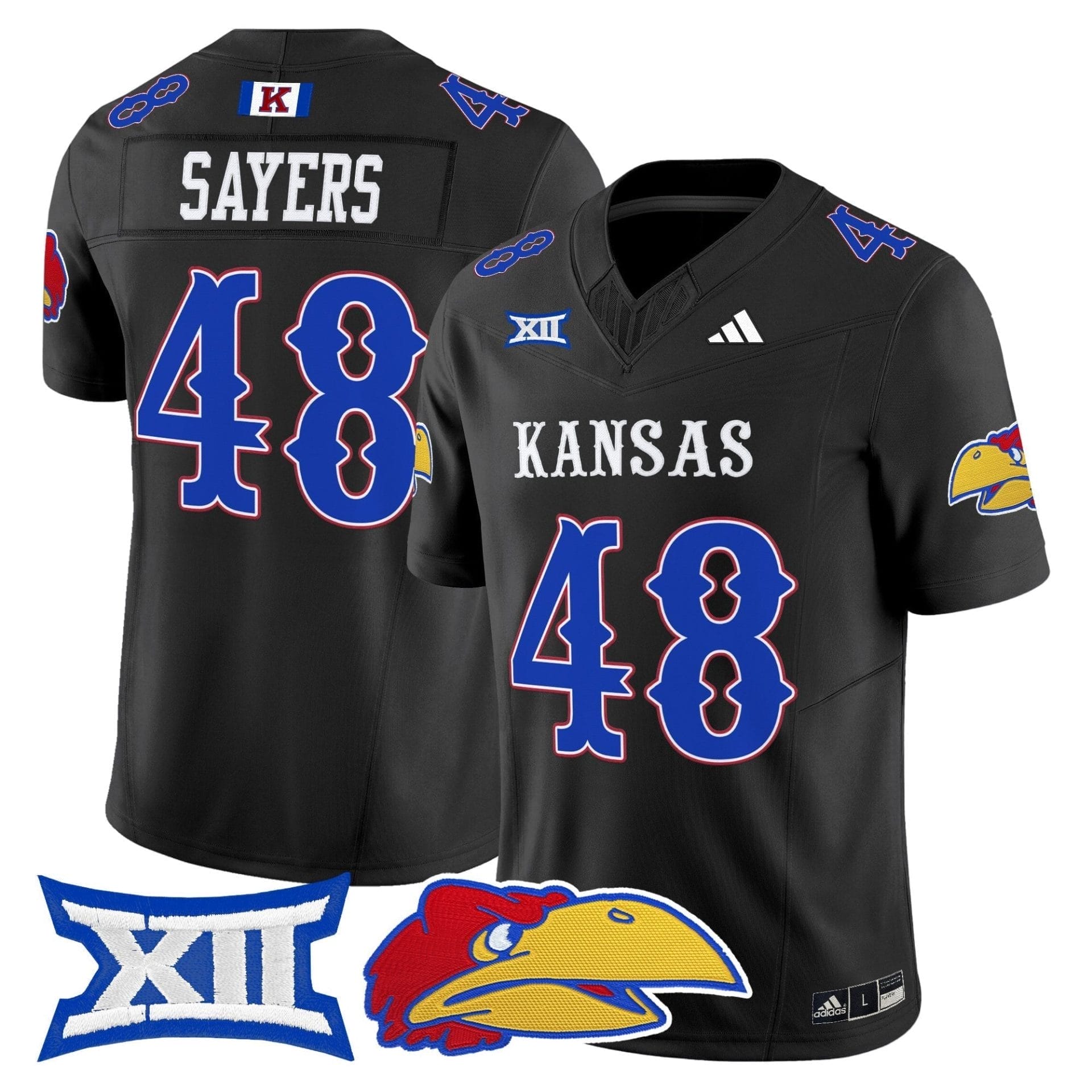 Kansas Jayhawks 2025 Vapor Limited Jersey - All Stitched - Image 41