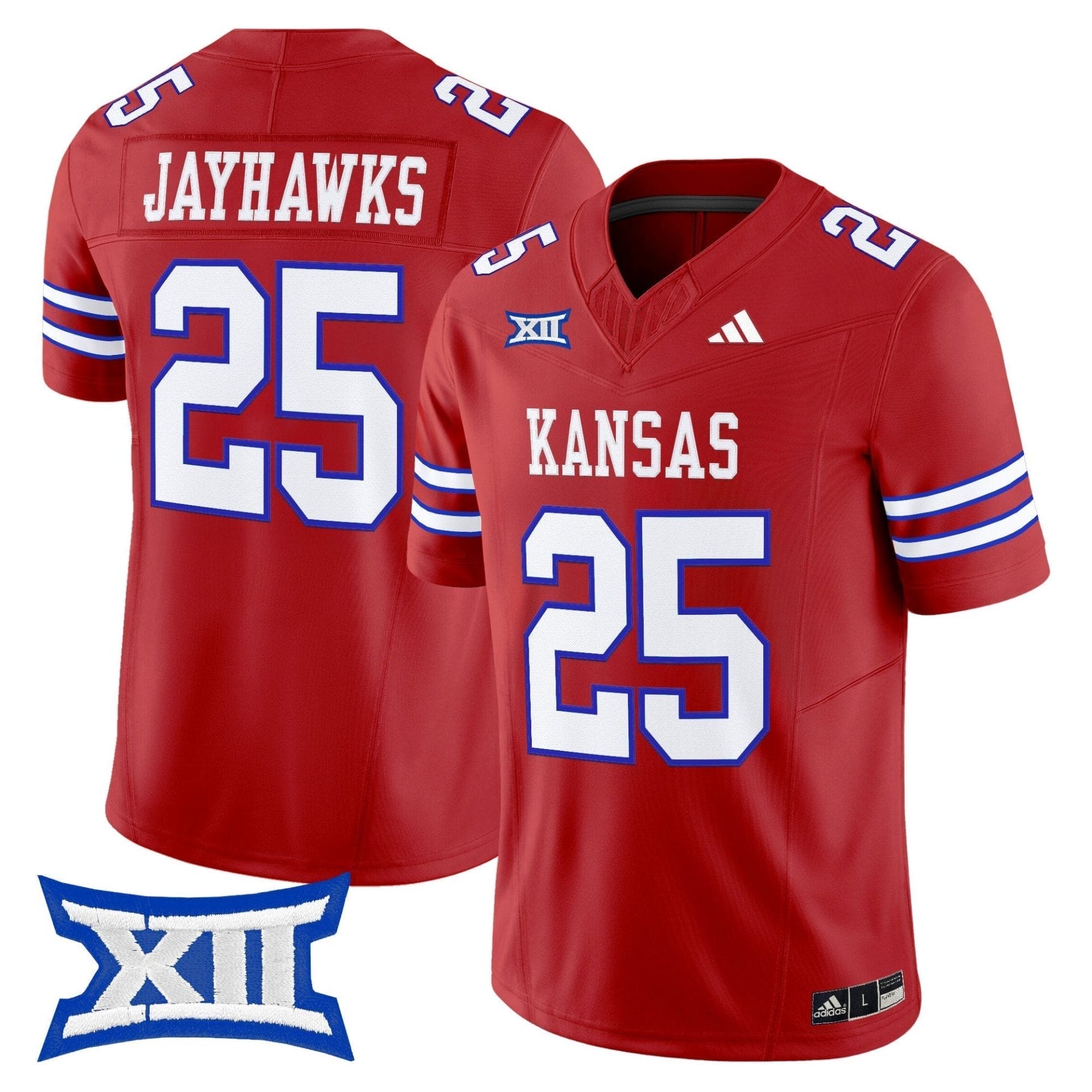 Kansas Jayhawks 2025 Vapor Limited Jersey - All Stitched - Image 48
