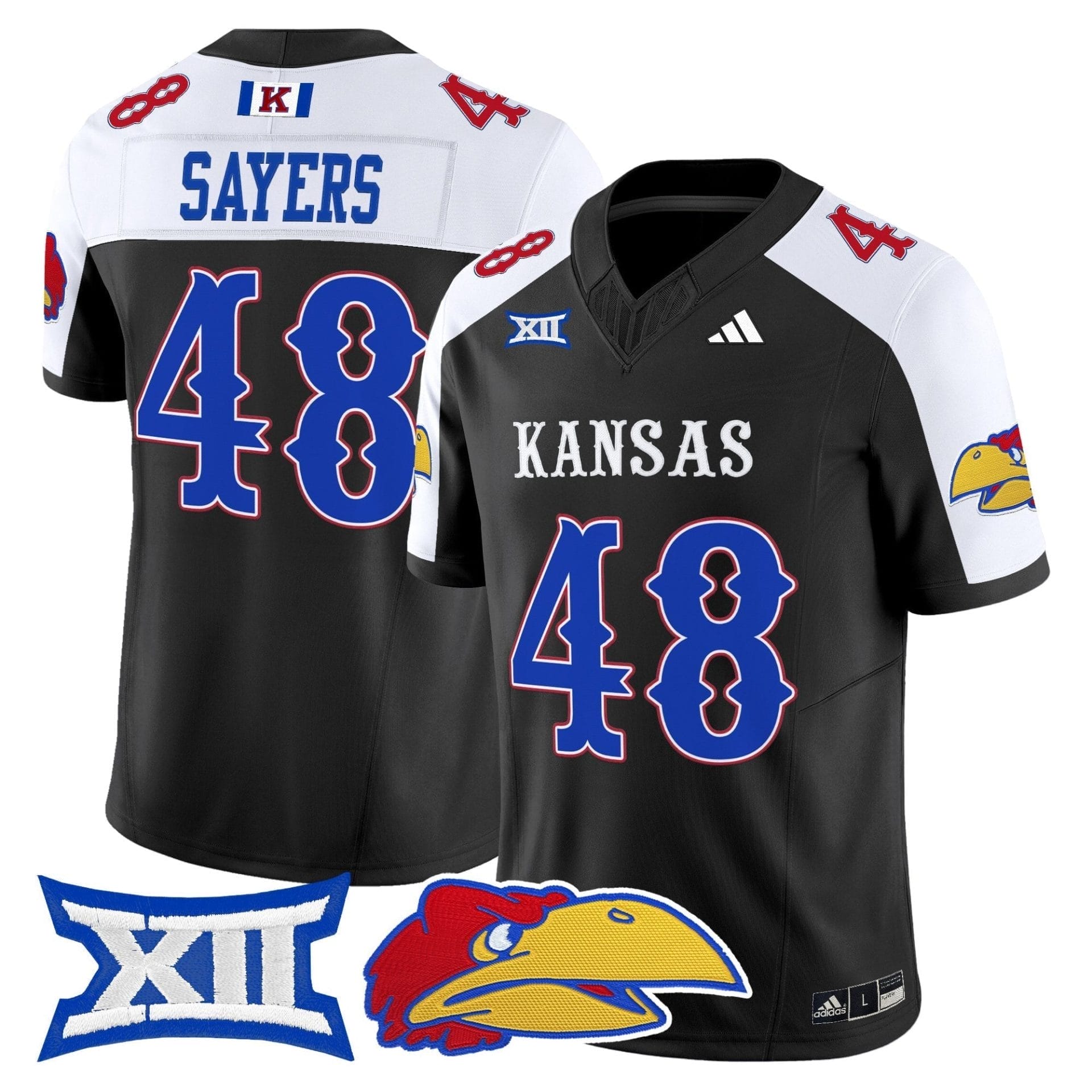 Kansas Jayhawks 2025 Vapor Limited Jersey - All Stitched - Image 31