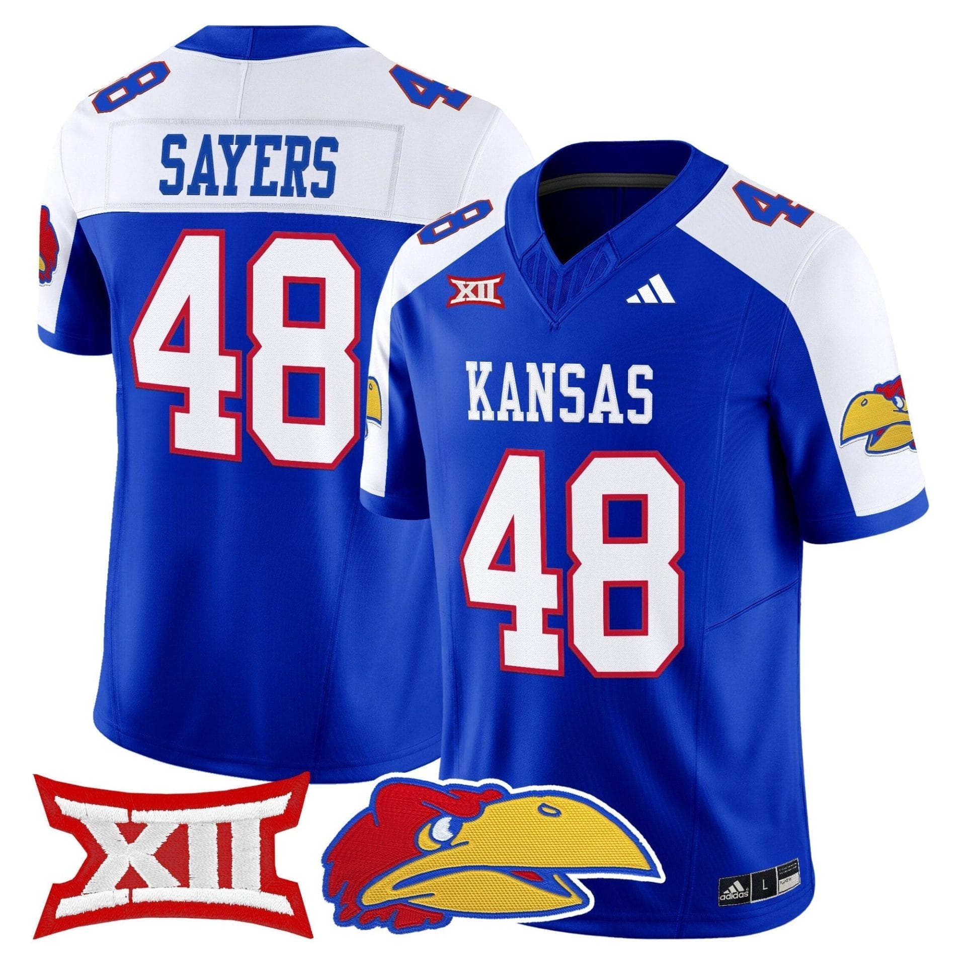 Kansas Jayhawks 2025 Vapor Limited Jersey - All Stitched - Image 20