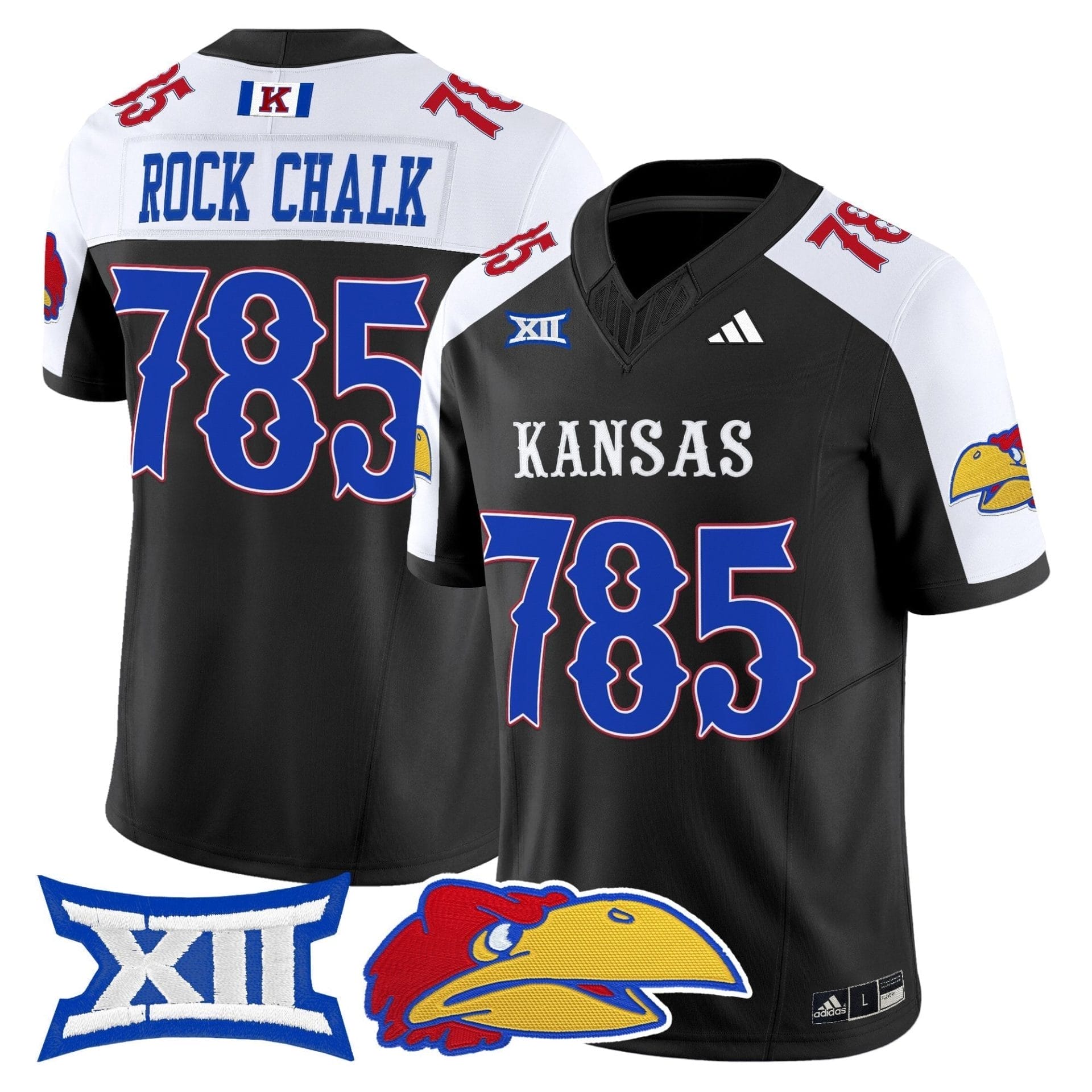 Kansas Jayhawks 2025 Vapor Limited Jersey - All Stitched - Image 25
