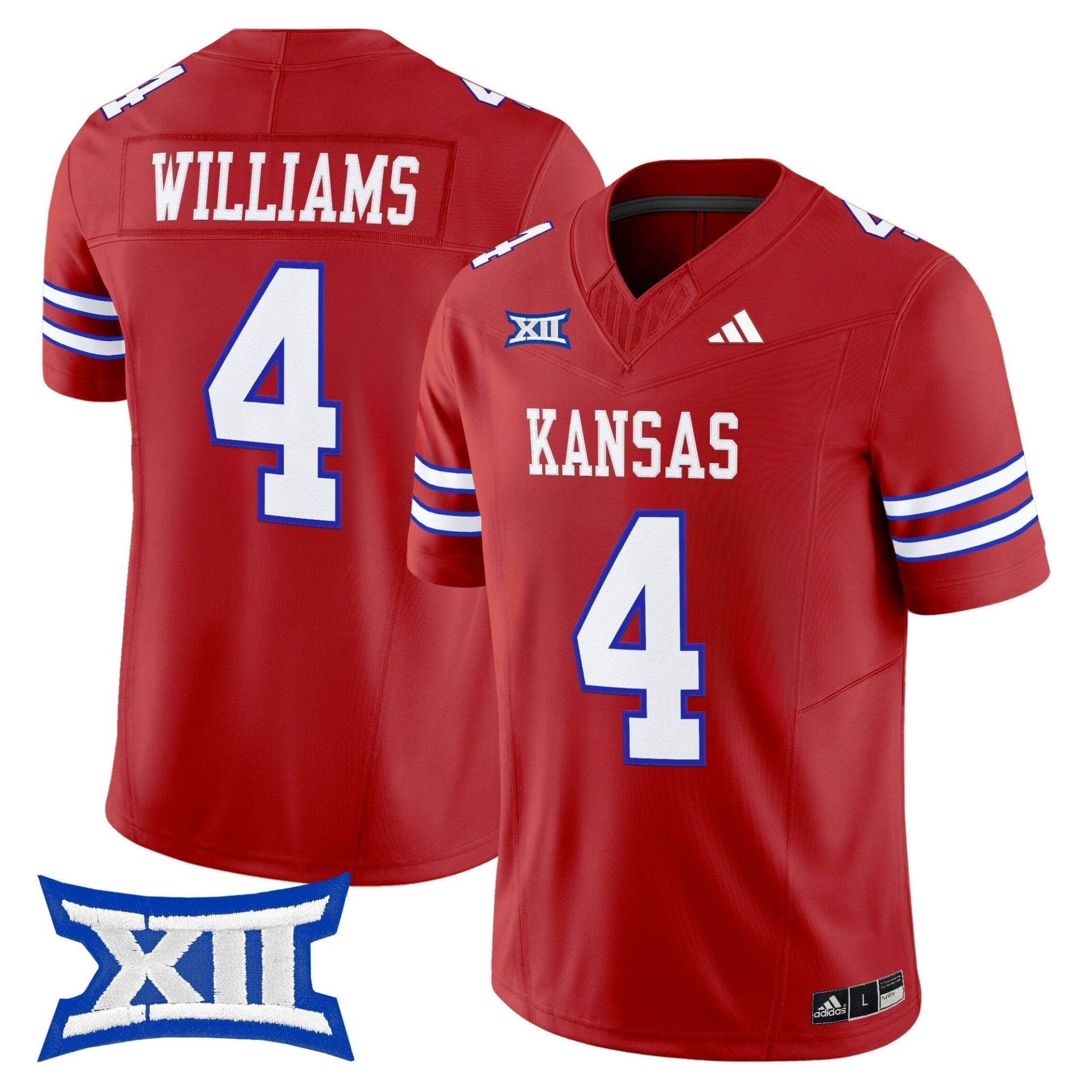 Kansas Jayhawks 2025 Vapor Limited Jersey - All Stitched - Image 44