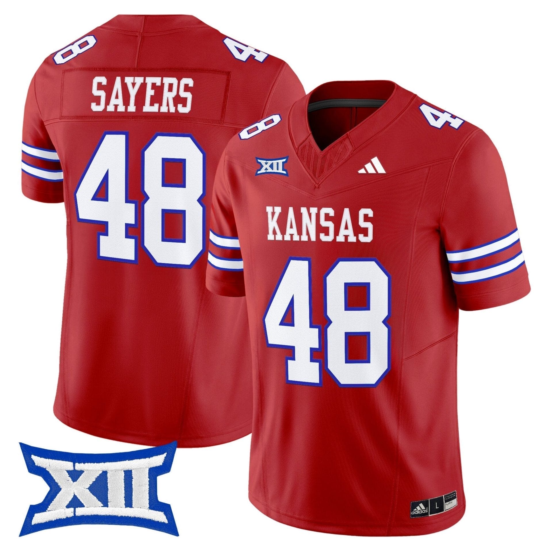 Kansas Jayhawks 2025 Vapor Limited Jersey - All Stitched - Image 47