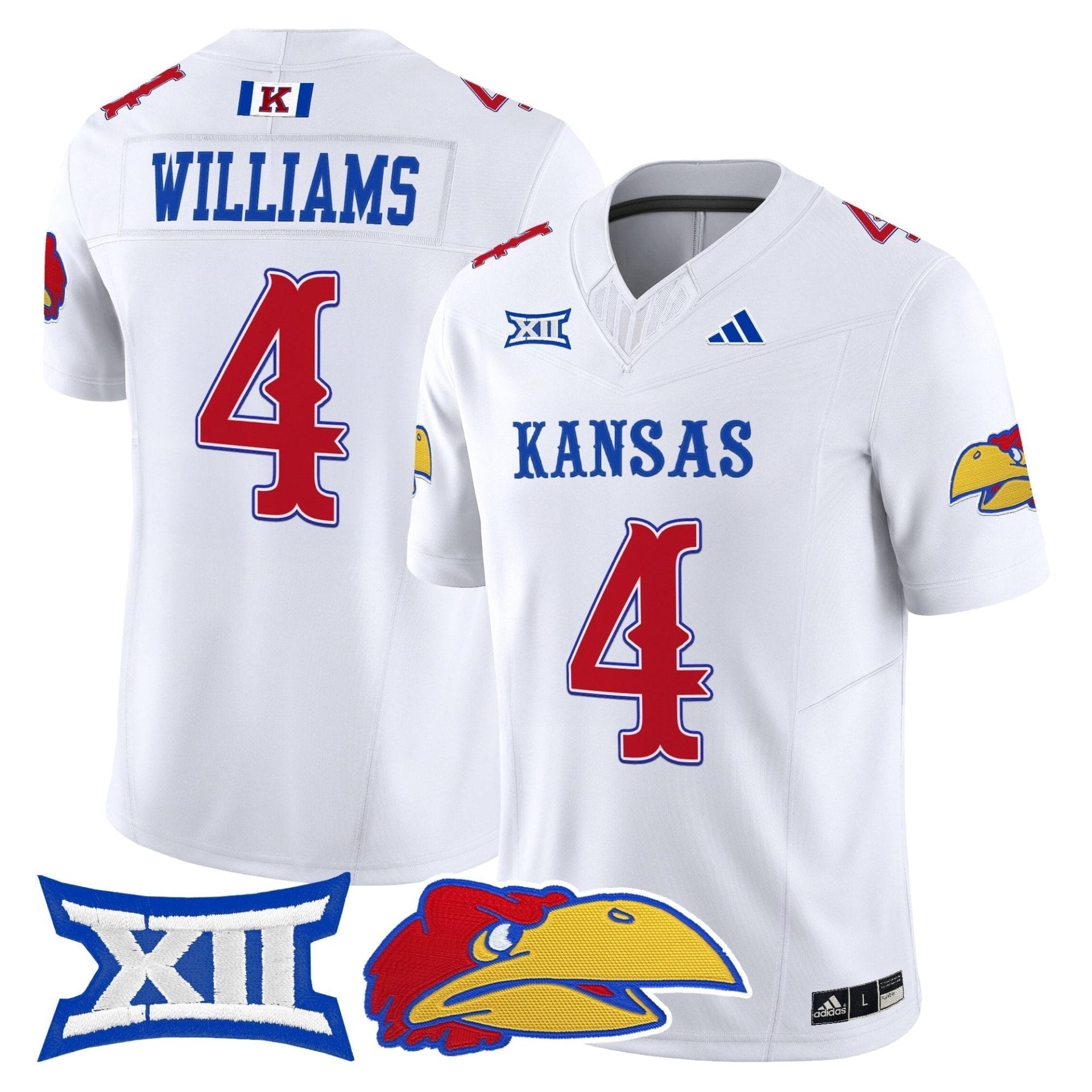 Kansas Jayhawks 2025 Vapor Limited Jersey - All Stitched - Image 21