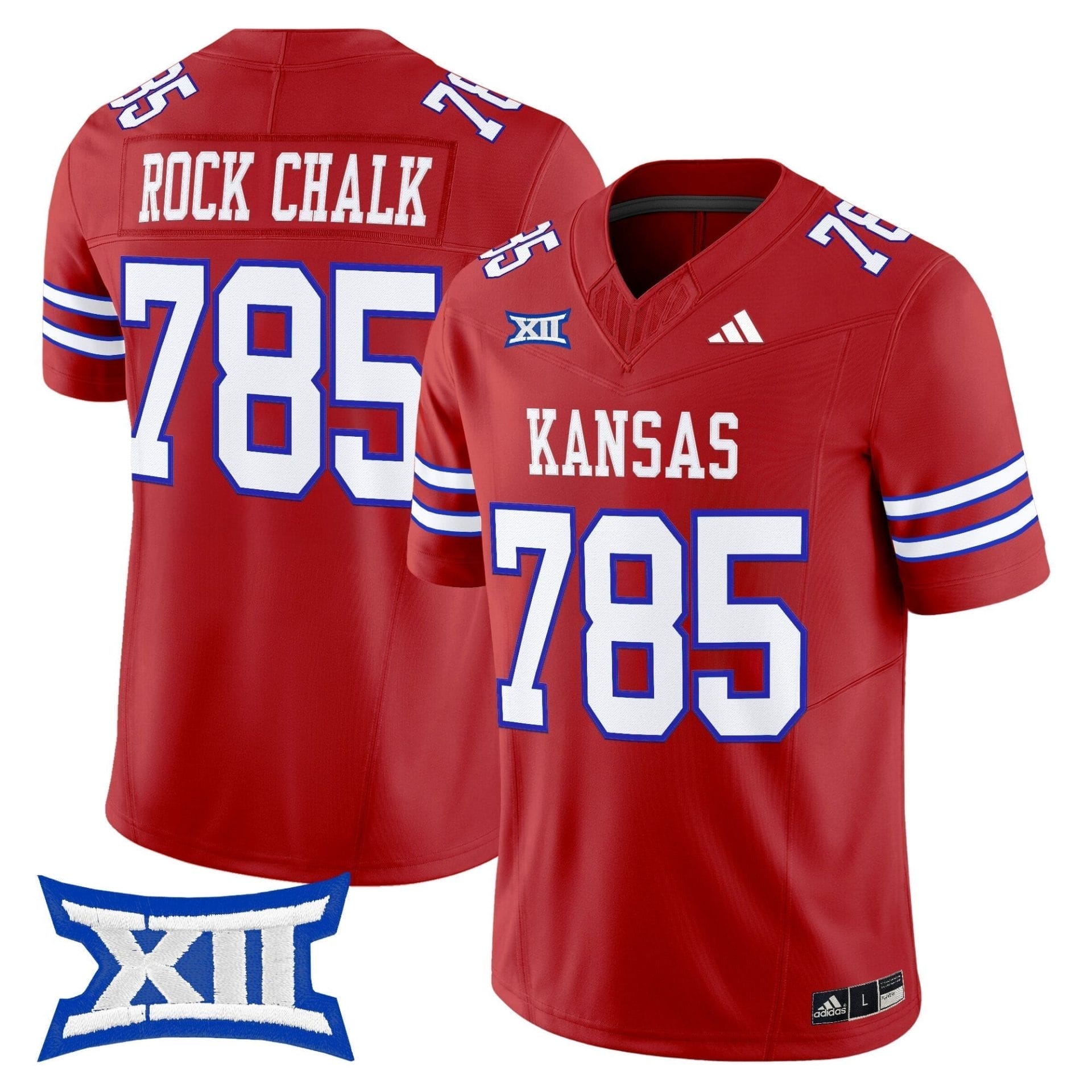 Kansas Jayhawks 2025 Vapor Limited Jersey - All Stitched - Image 12