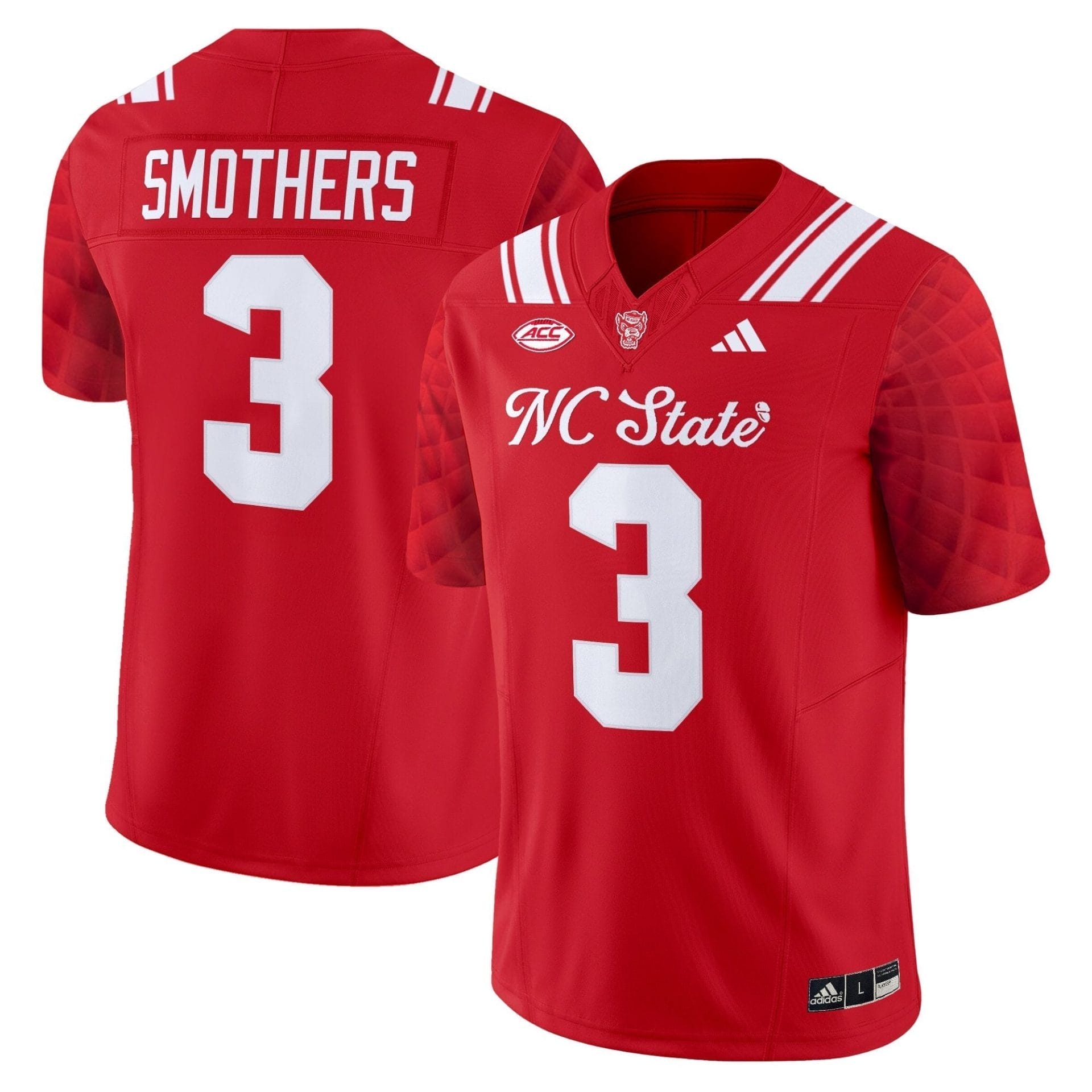 NC State Wolfpack 'City of Oaks' Vapor Limited Jersey - All Stitched - Image 8