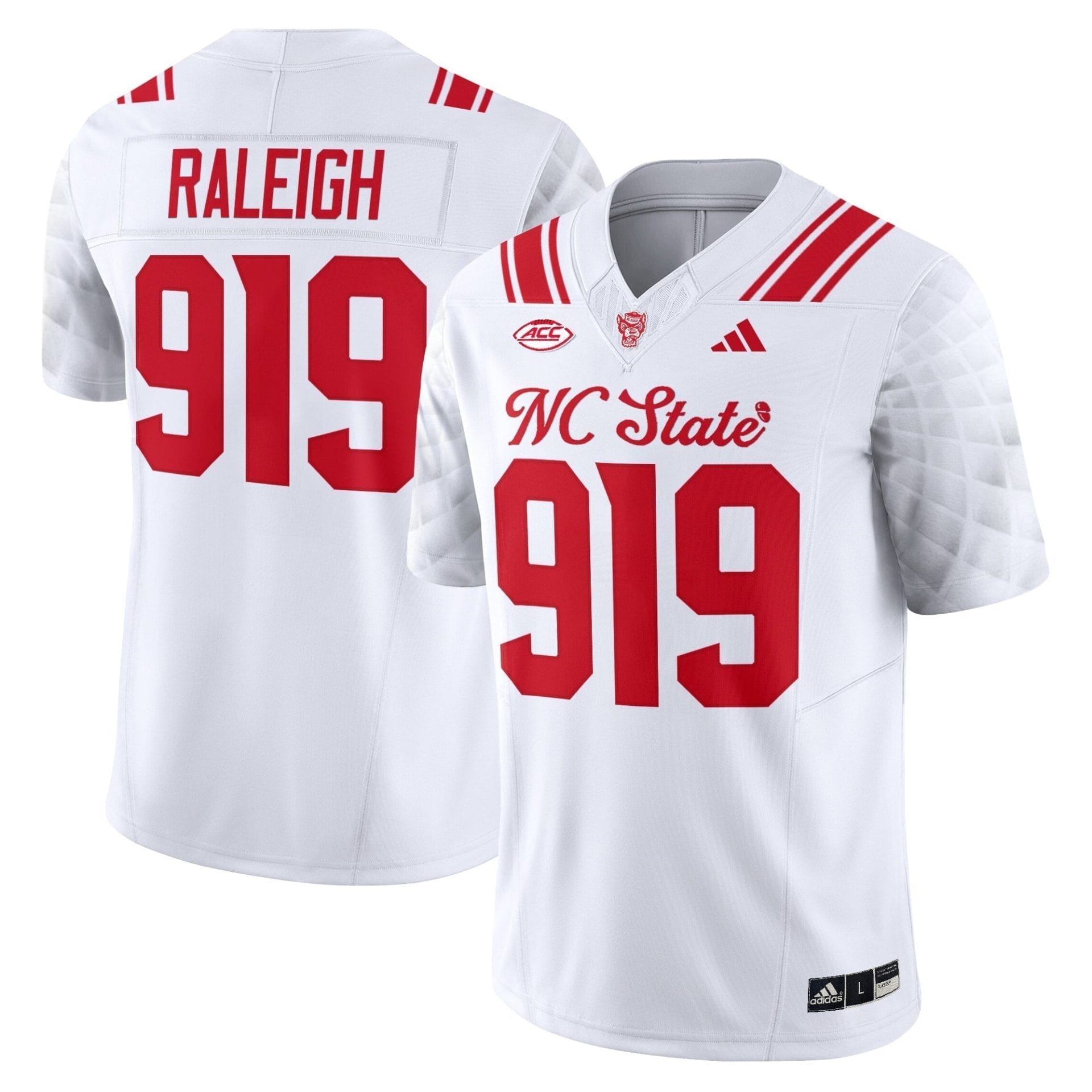 NC State Wolfpack 'City of Oaks' Vapor Limited Jersey - All Stitched - Image 4