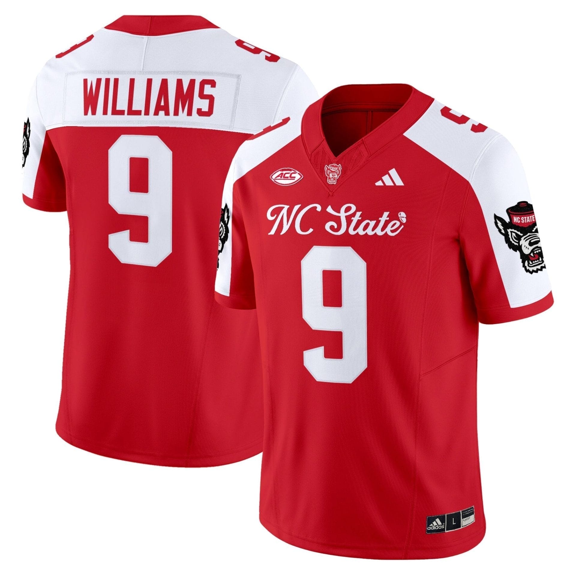 NC State Wolfpack 'City of Oaks' Vapor Limited Jersey - All Stitched - Image 9