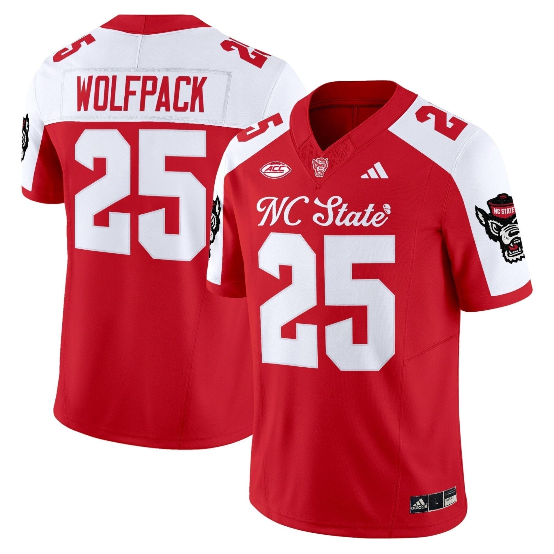 NC State Wolfpack 'City of Oaks' Vapor Limited Jersey - All Stitched - Image 10