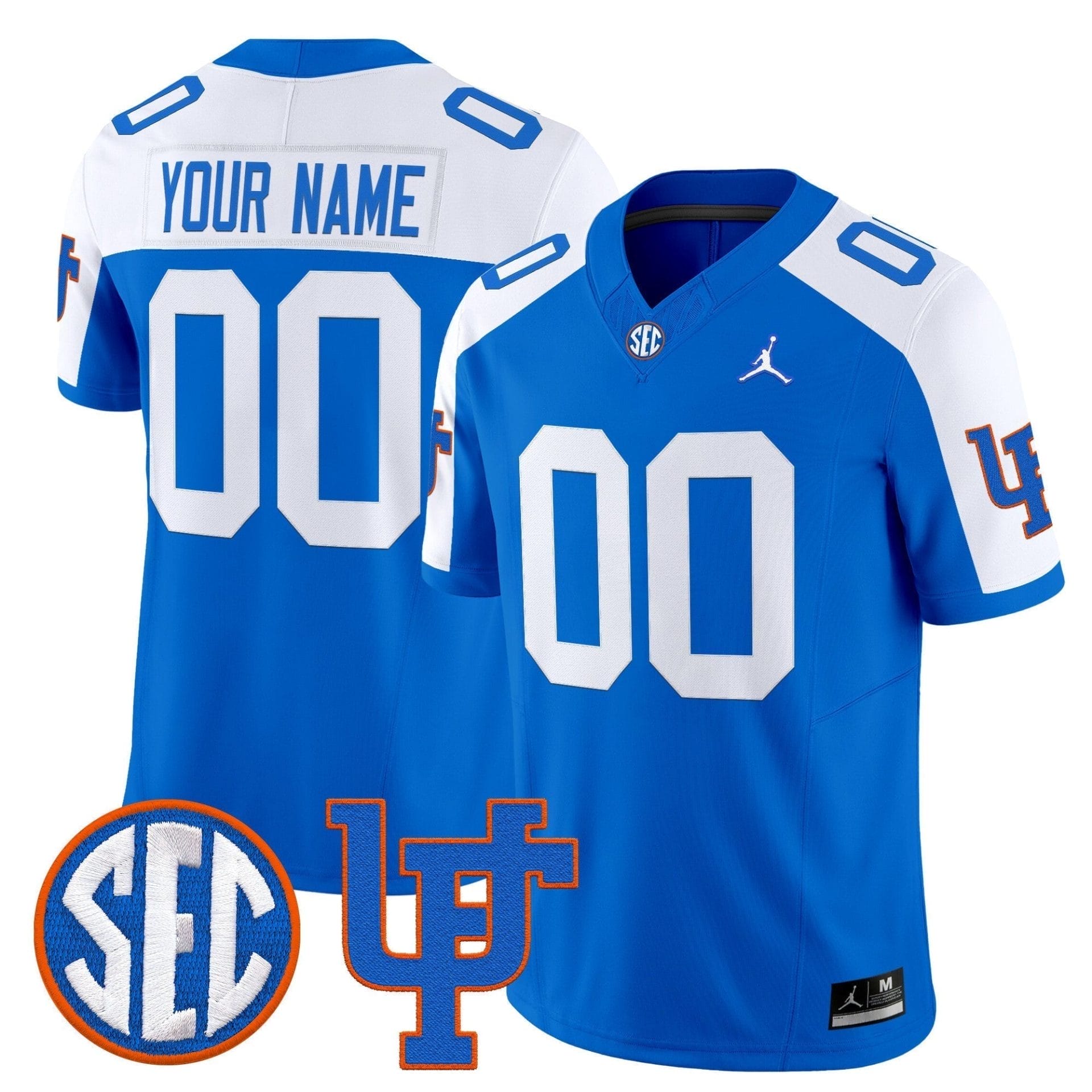 Custom Florida Gators Jersey 1960s Throwback Vaport Limited Stitched All Colors - Image 4