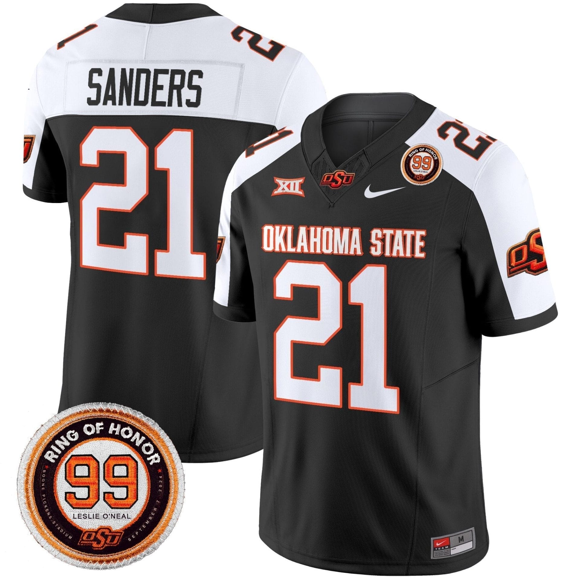 Oklahoma State Cowboys 2025 Vapor Limited Jersey - Leslie O'neal Patch - All Stitched - Image 31