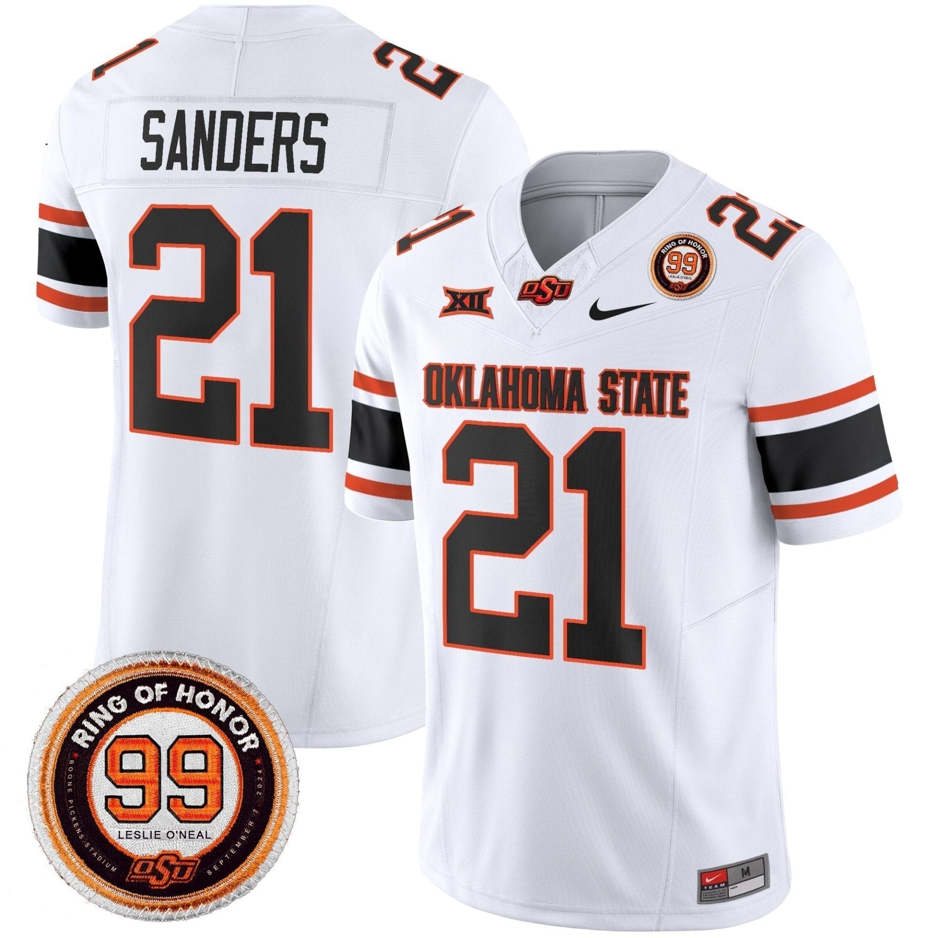 Oklahoma State Cowboys 2025 Vapor Limited Jersey - Leslie O'neal Patch - All Stitched - Image 25