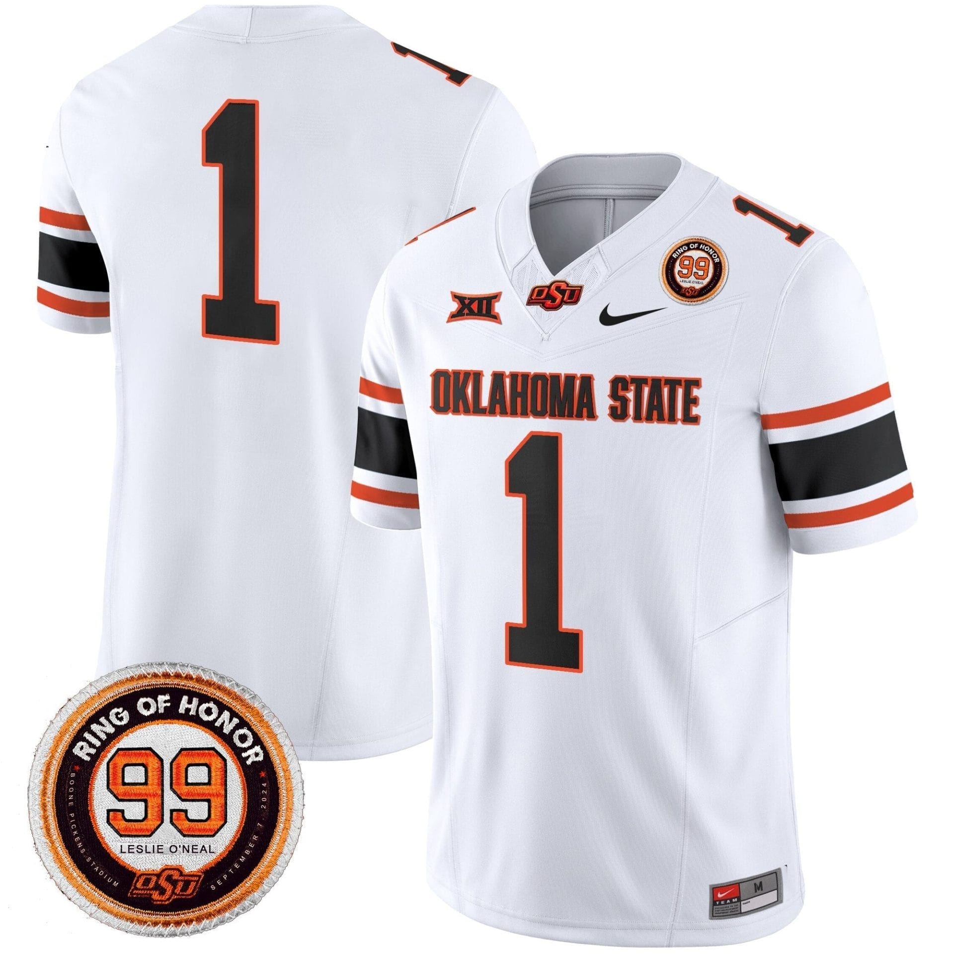 Oklahoma State Cowboys 2025 Vapor Limited Jersey - Leslie O'neal Patch - All Stitched - Image 29