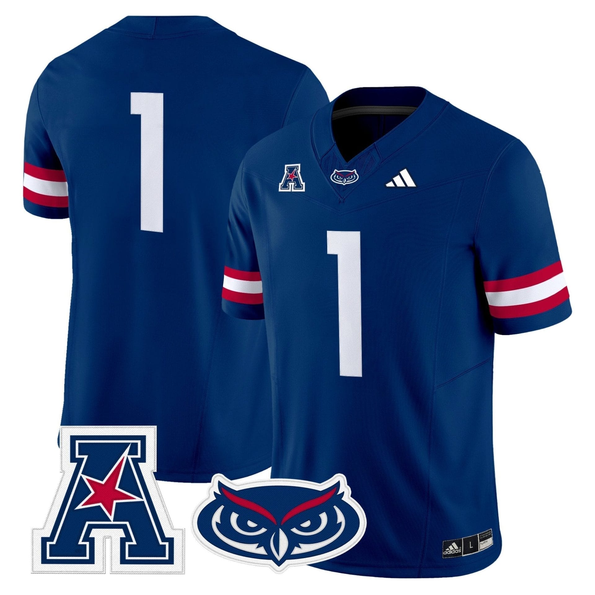 Florida Atlantic Owls 2025 Vapor Limited Jersey - All Stitched - Image 35