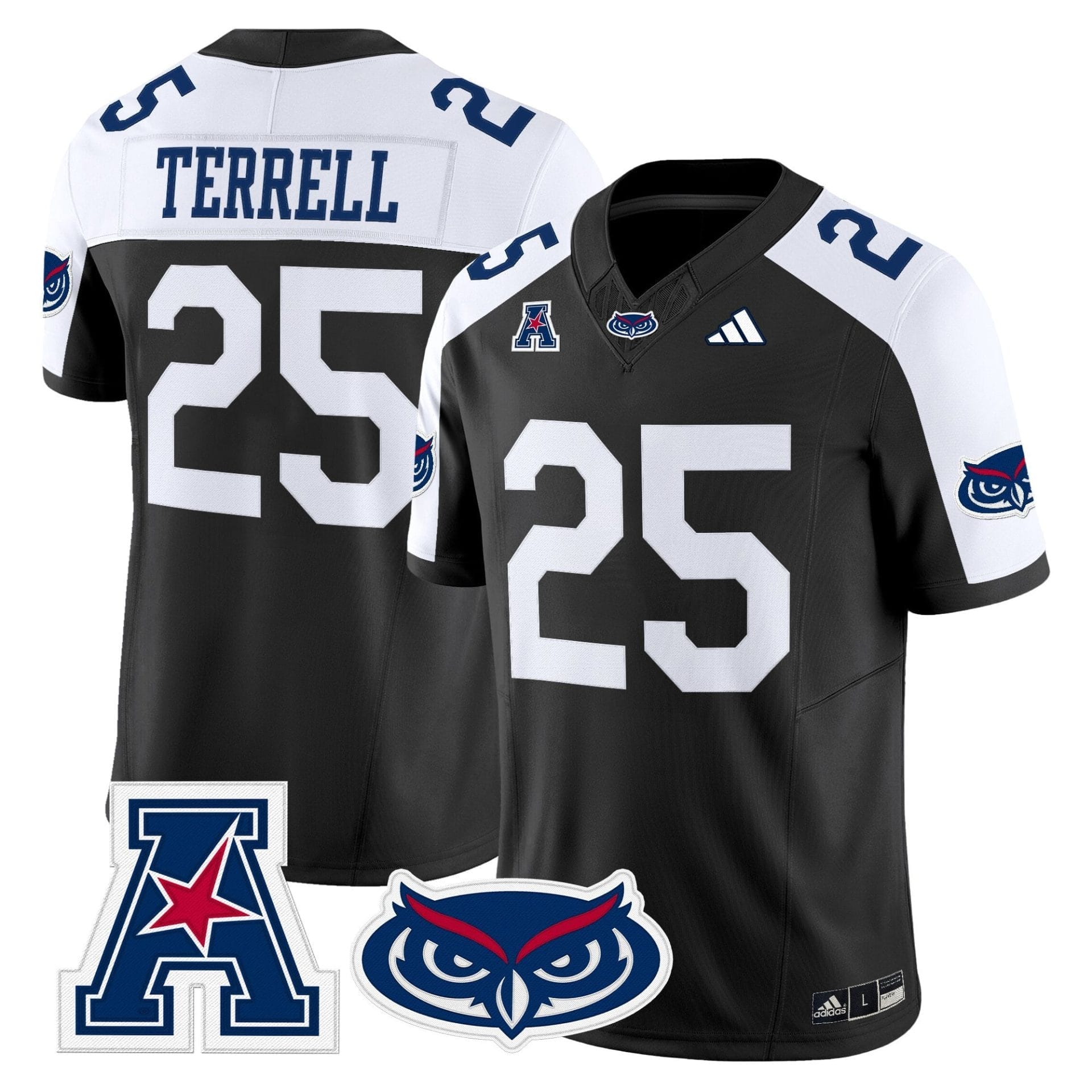 Florida Atlantic Owls 2025 Vapor Limited Jersey - All Stitched - Image 22