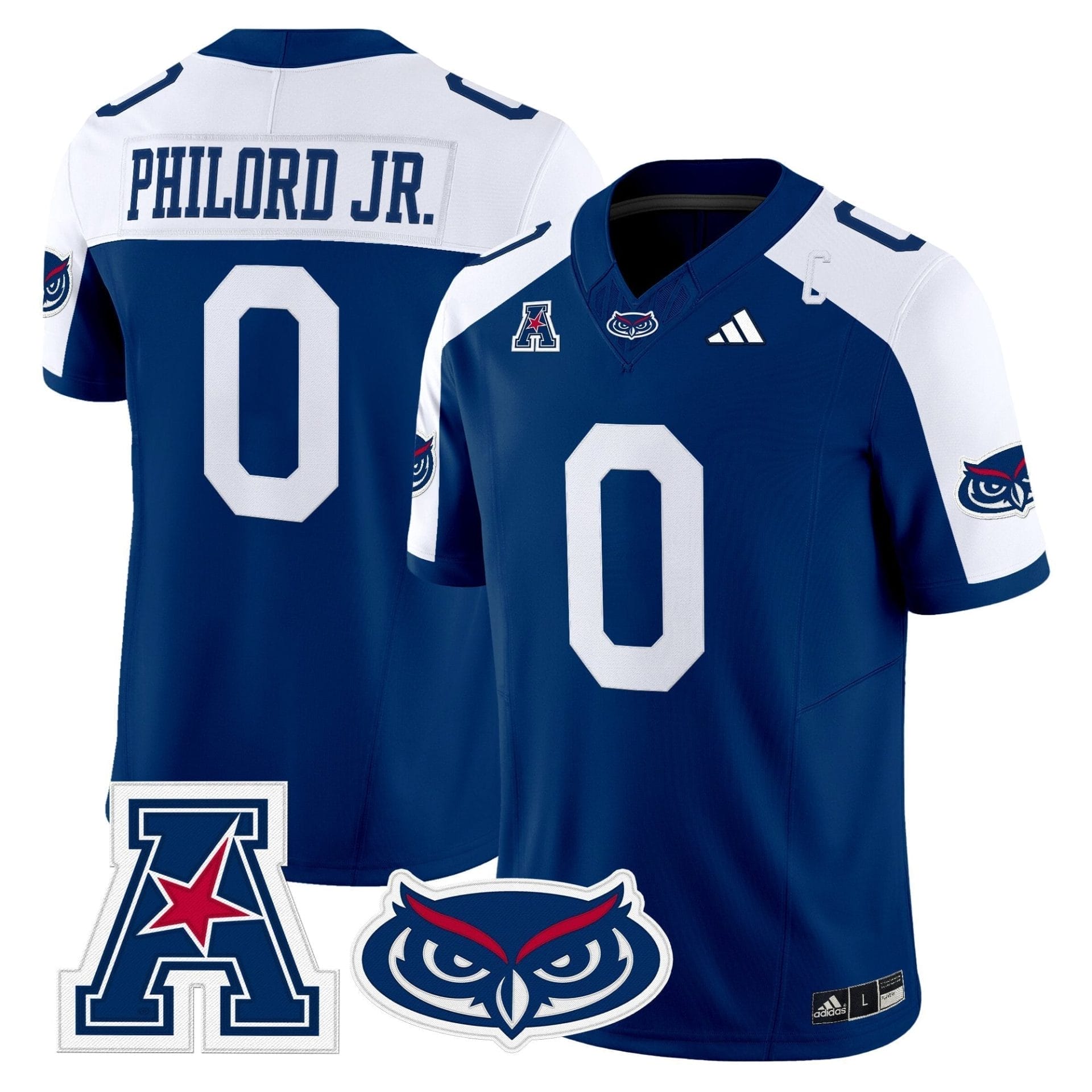 Florida Atlantic Owls 2025 Vapor Limited Jersey - All Stitched - Image 9