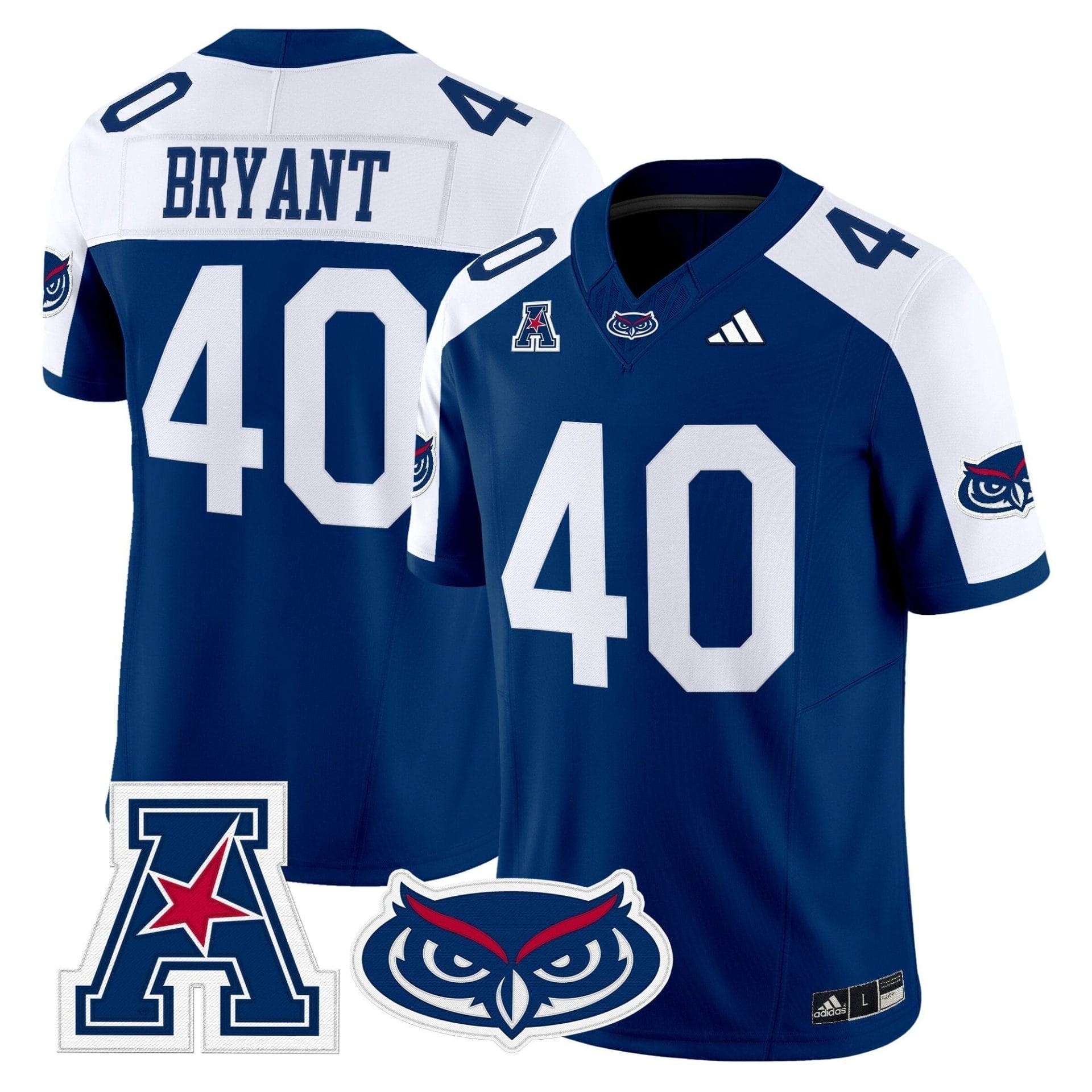 Florida Atlantic Owls 2025 Vapor Limited Jersey - All Stitched - Image 15